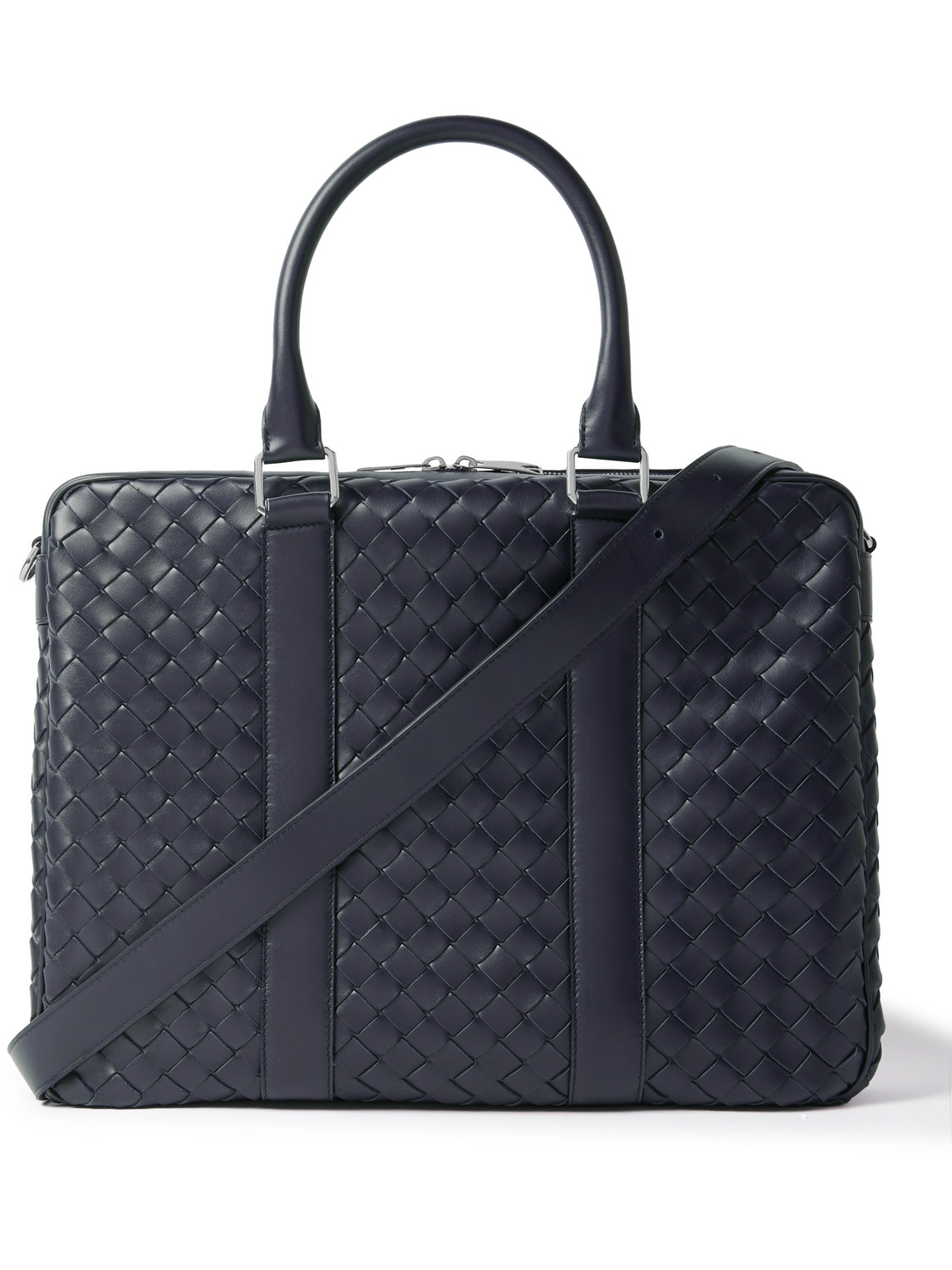 Bottega Veneta Avenue Intrecciato Leather Briefcase - Men