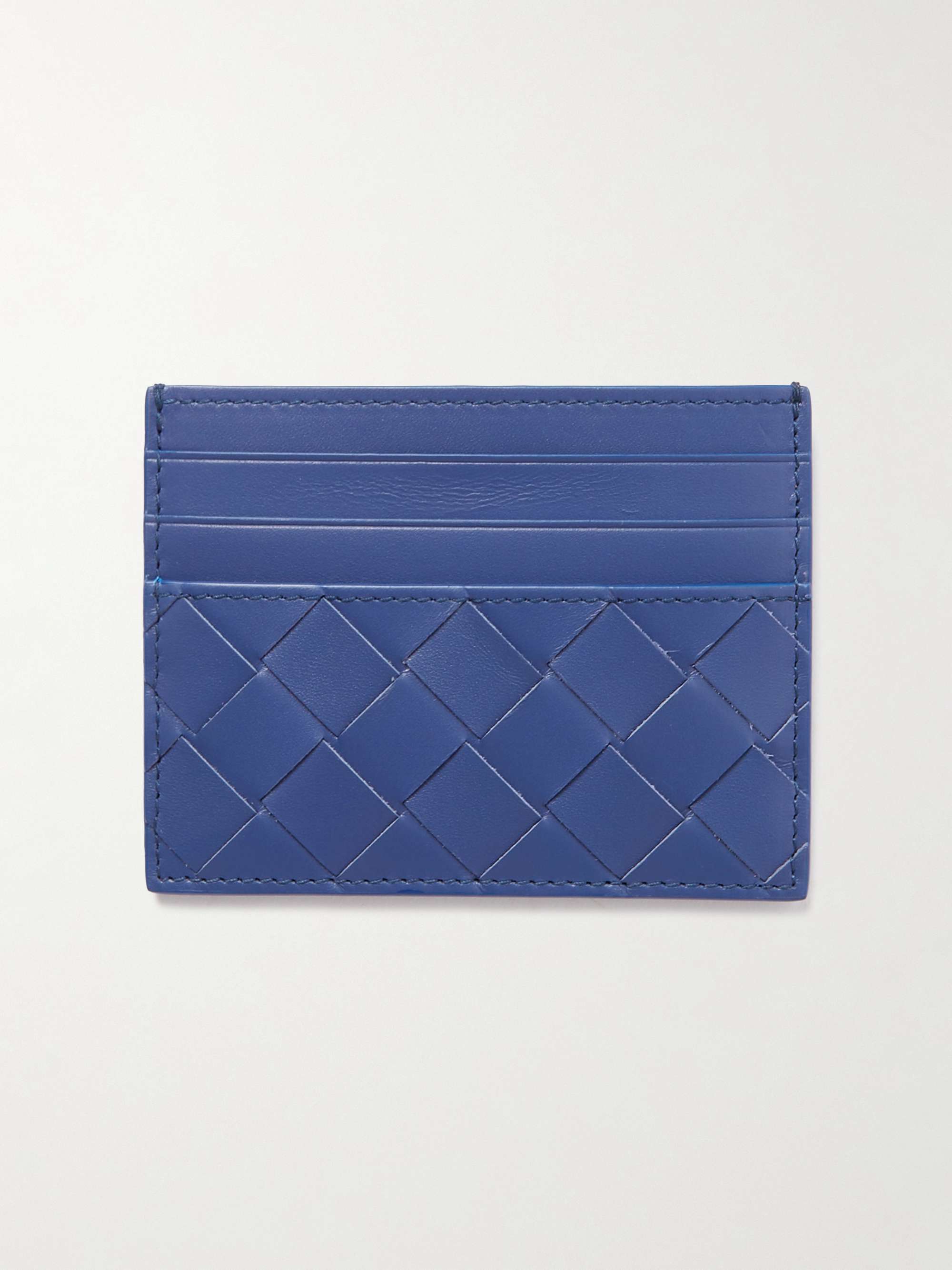 BOTTEGA VENETA Intrecciato Leather Cardholder for Men | MR PORTER