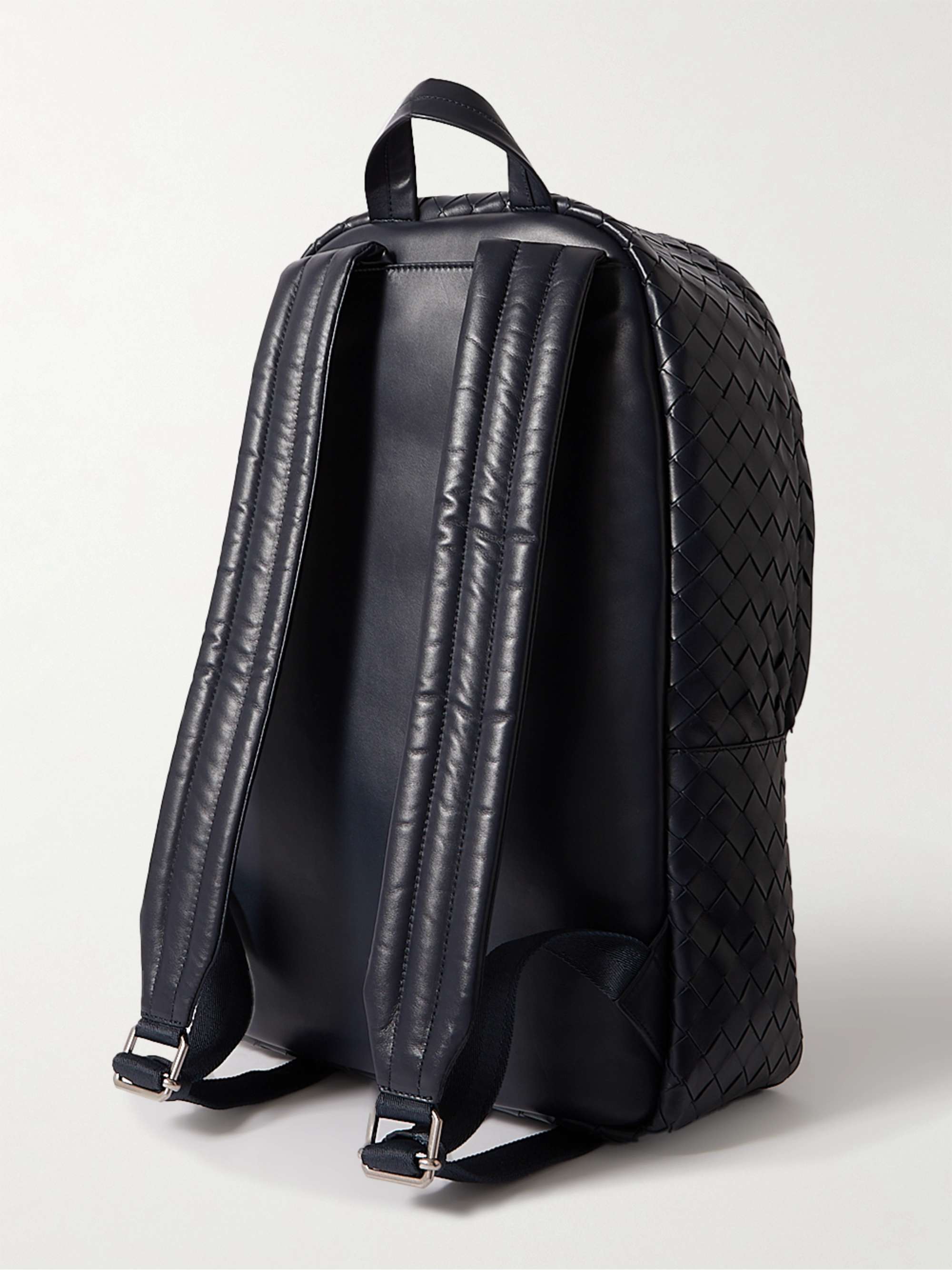 BOTTEGA VENETA Avenue Intrecciato Leather Backpack