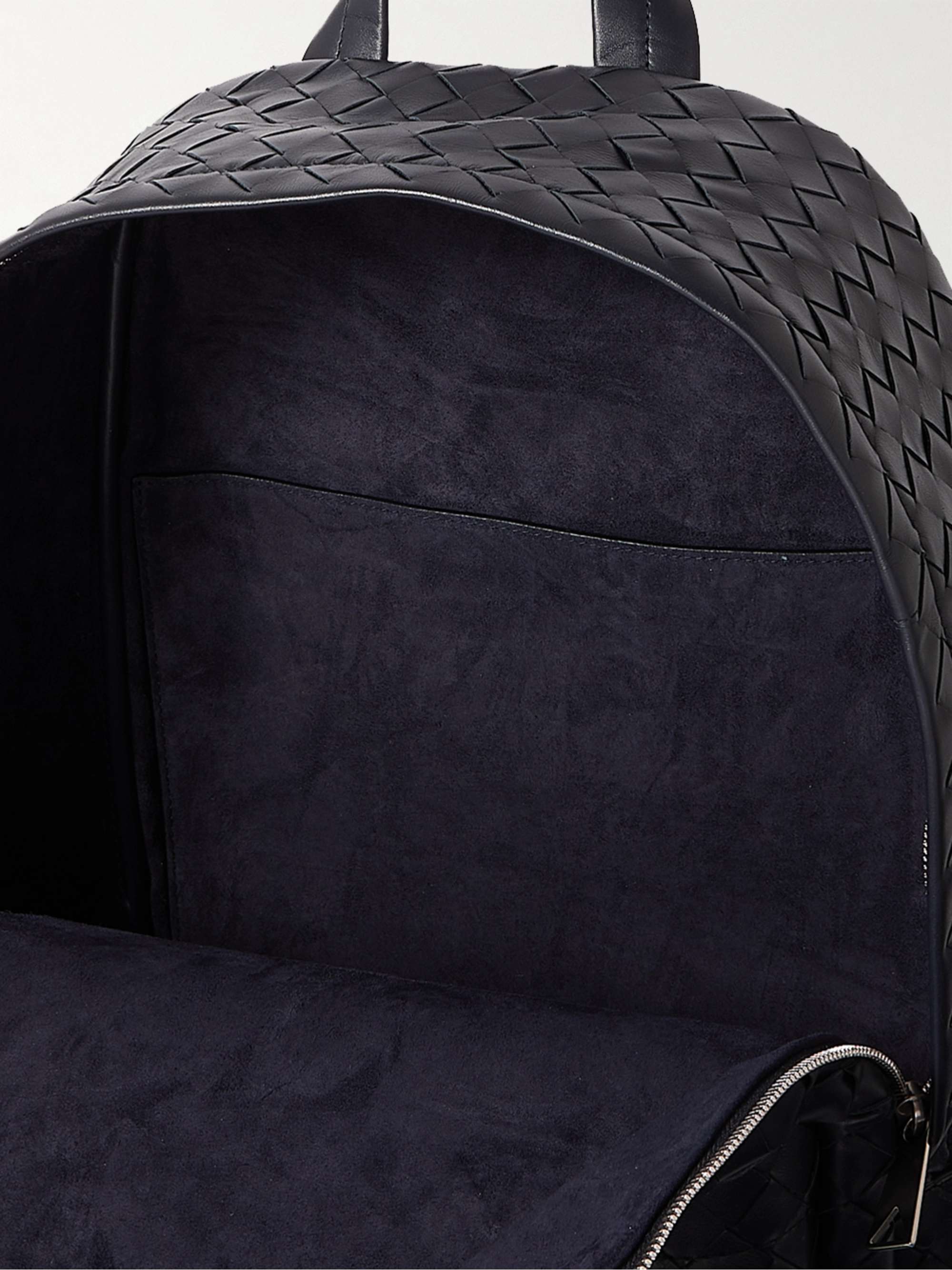 BOTTEGA VENETA Avenue Intrecciato Leather Backpack