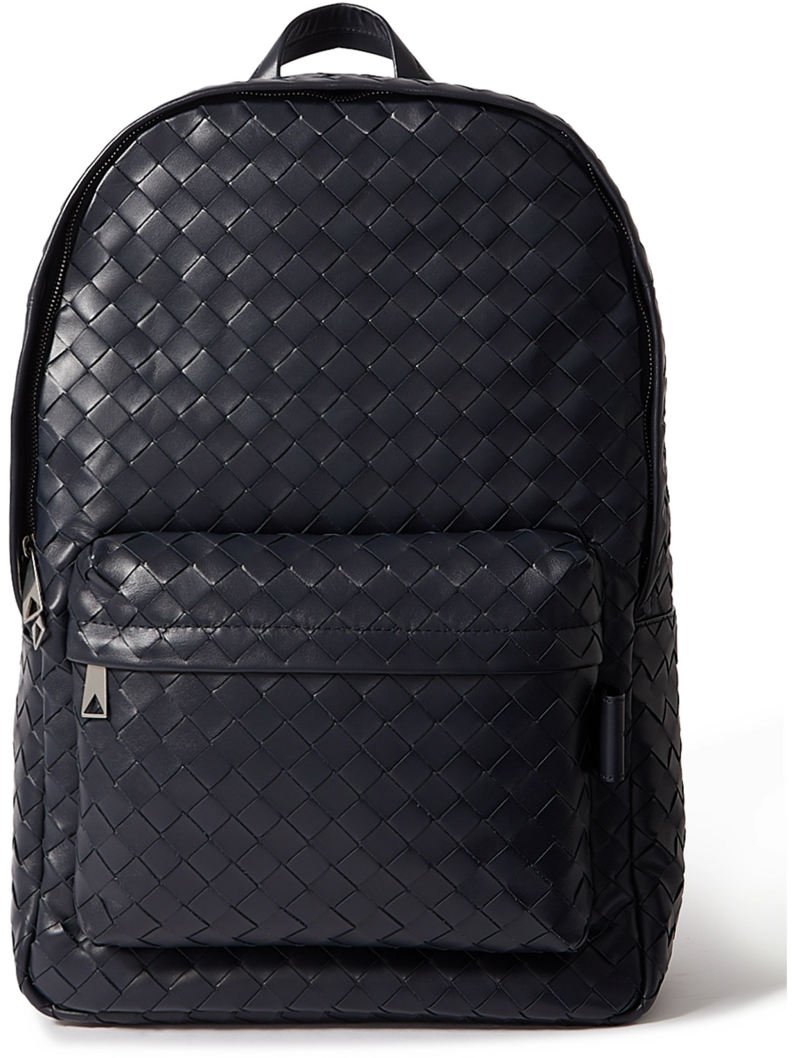 Bottega Veneta Avenue Intrecciato Leather Backpack In Blue