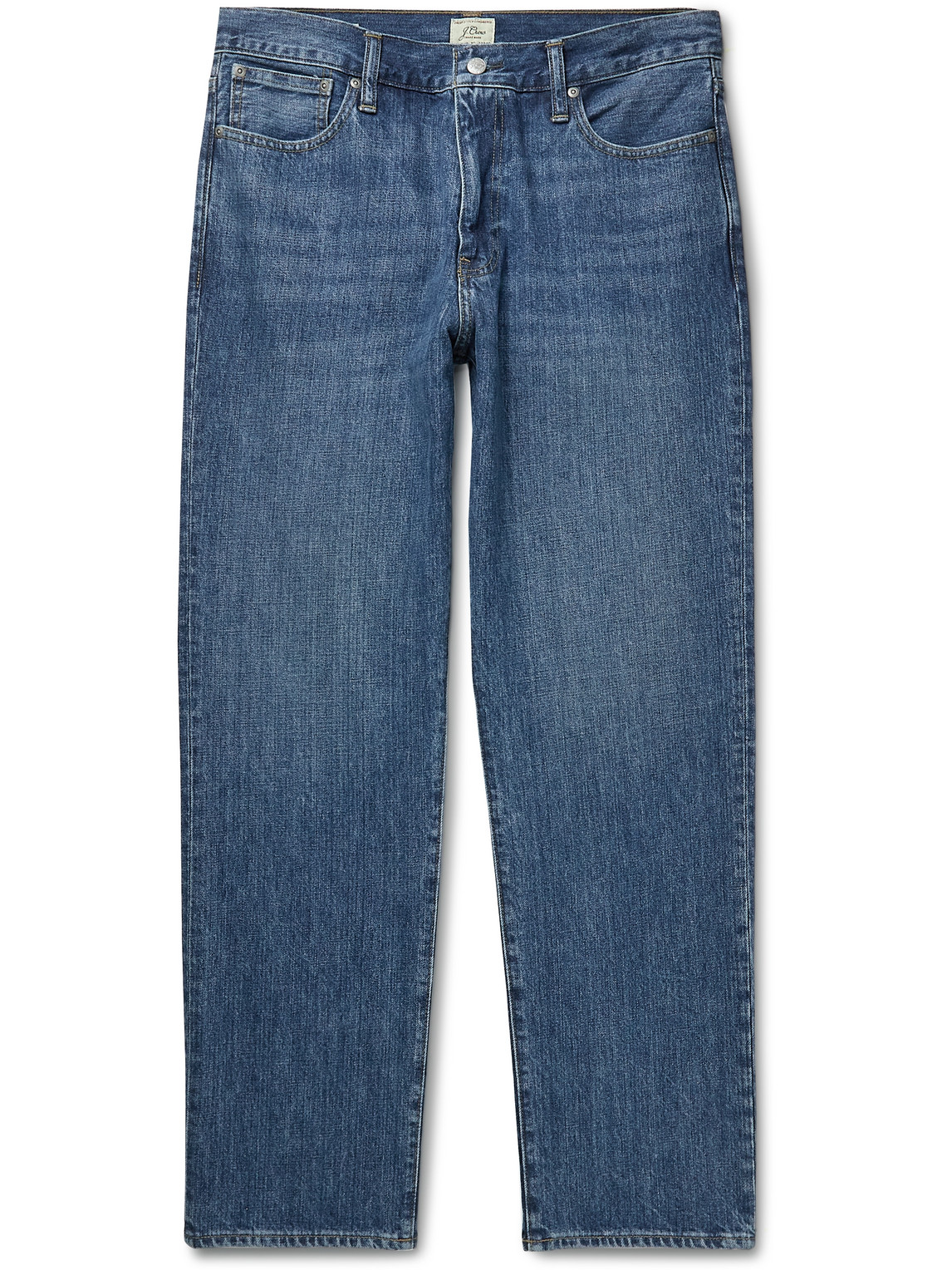 J.crew Straight-leg Jeans In Blue