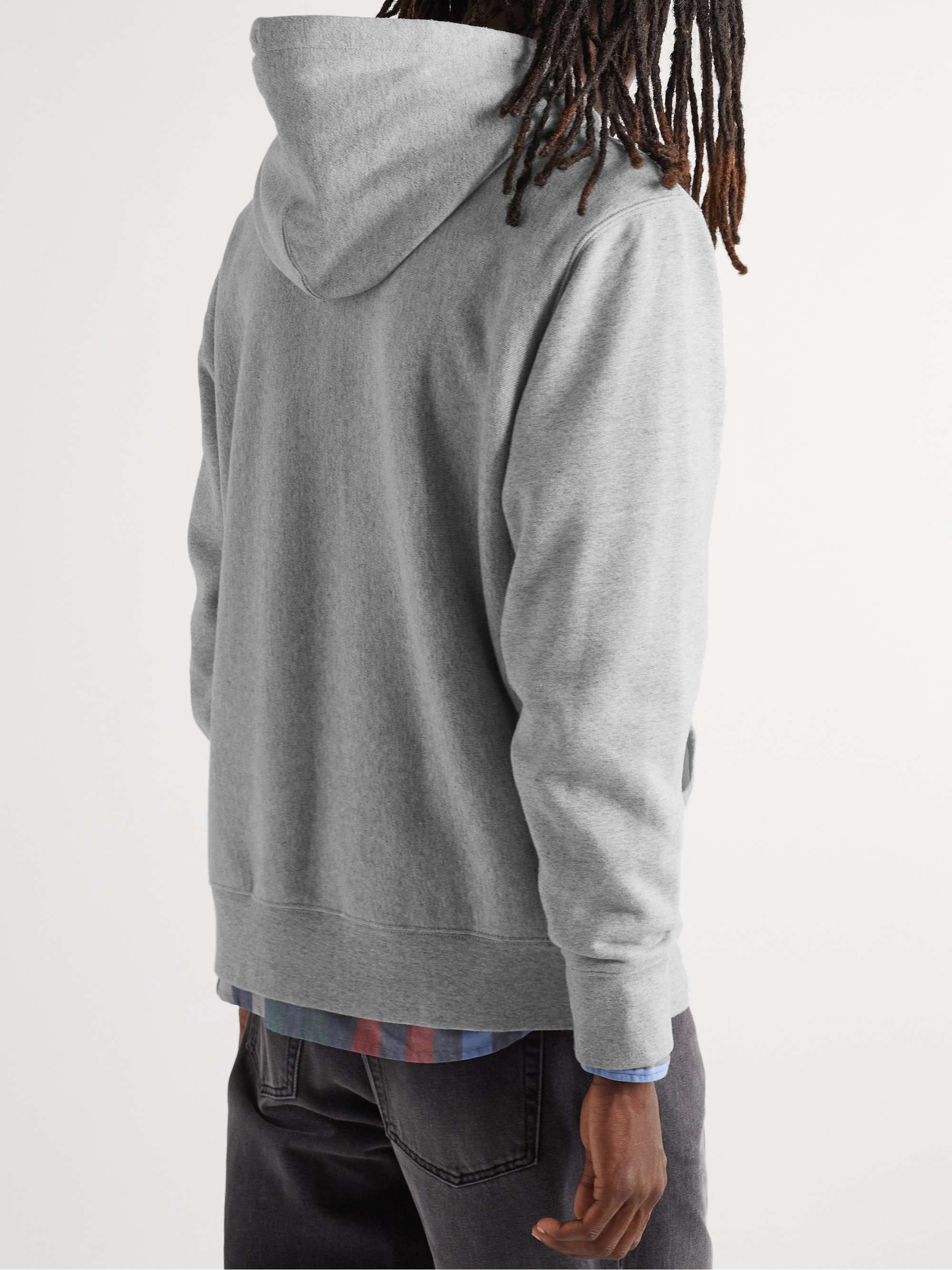 J.CREW Slim-Fit Cotton-Blend Jersey Hoodie