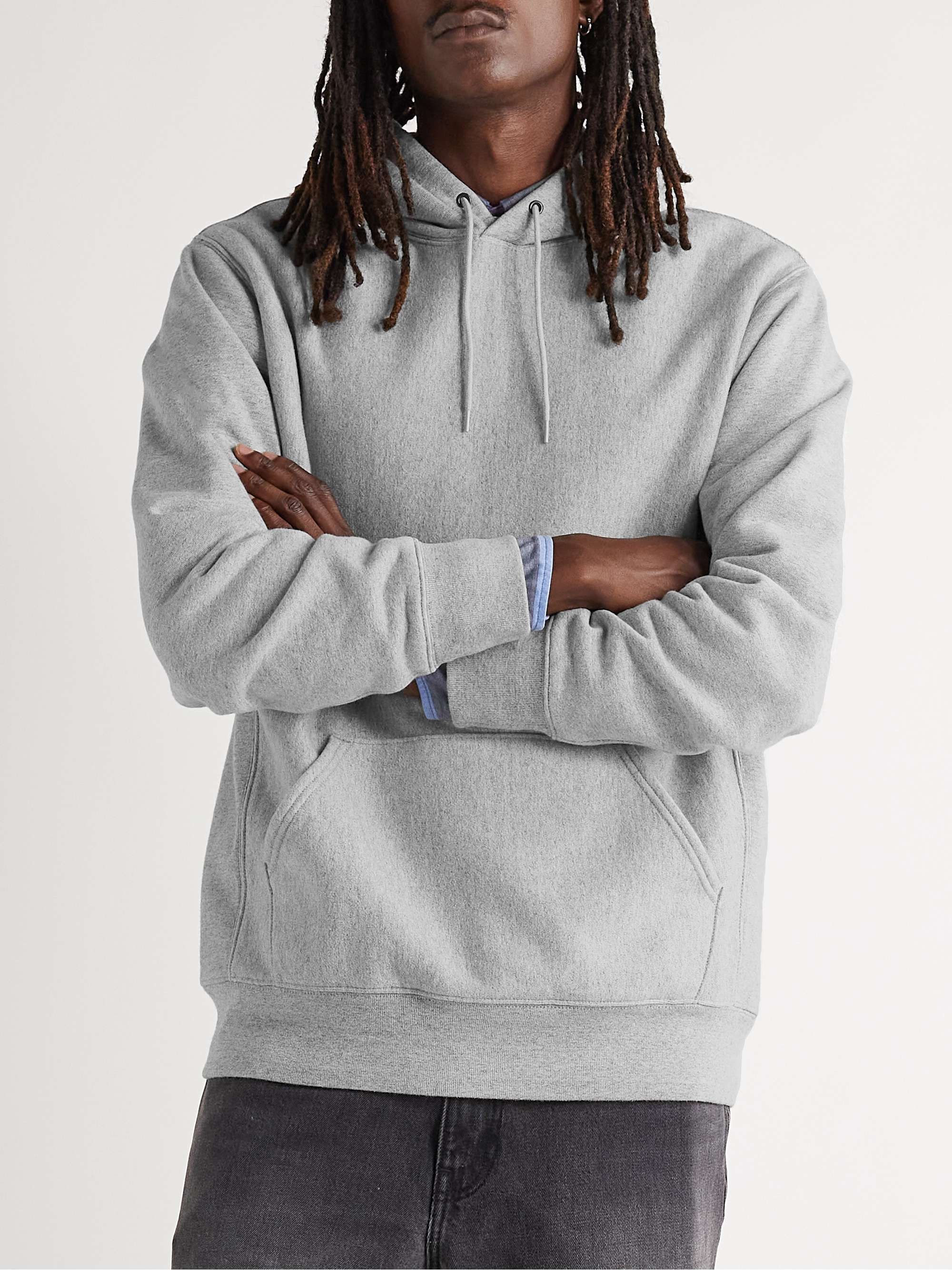 J.CREW Slim-Fit Cotton-Blend Jersey Hoodie