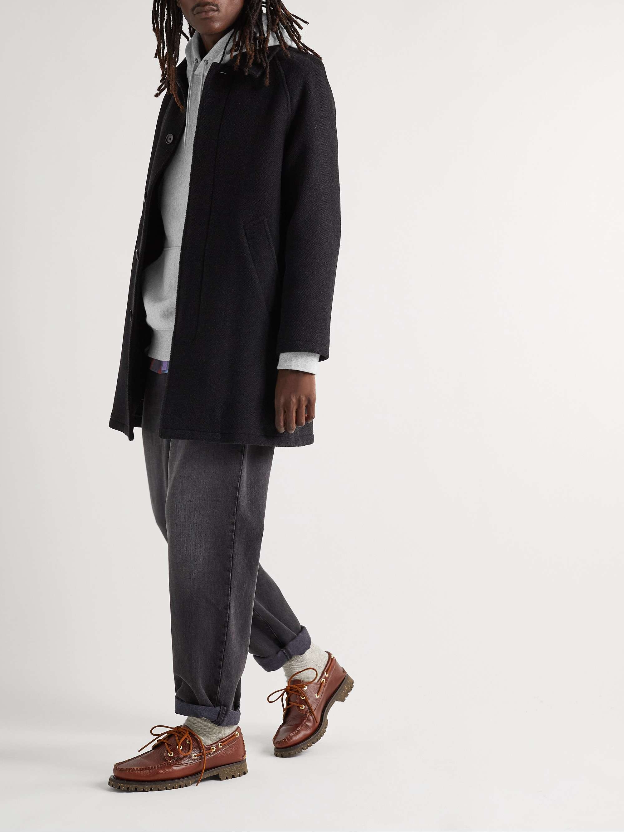 J.CREW Slim-Fit Cotton-Blend Jersey Hoodie