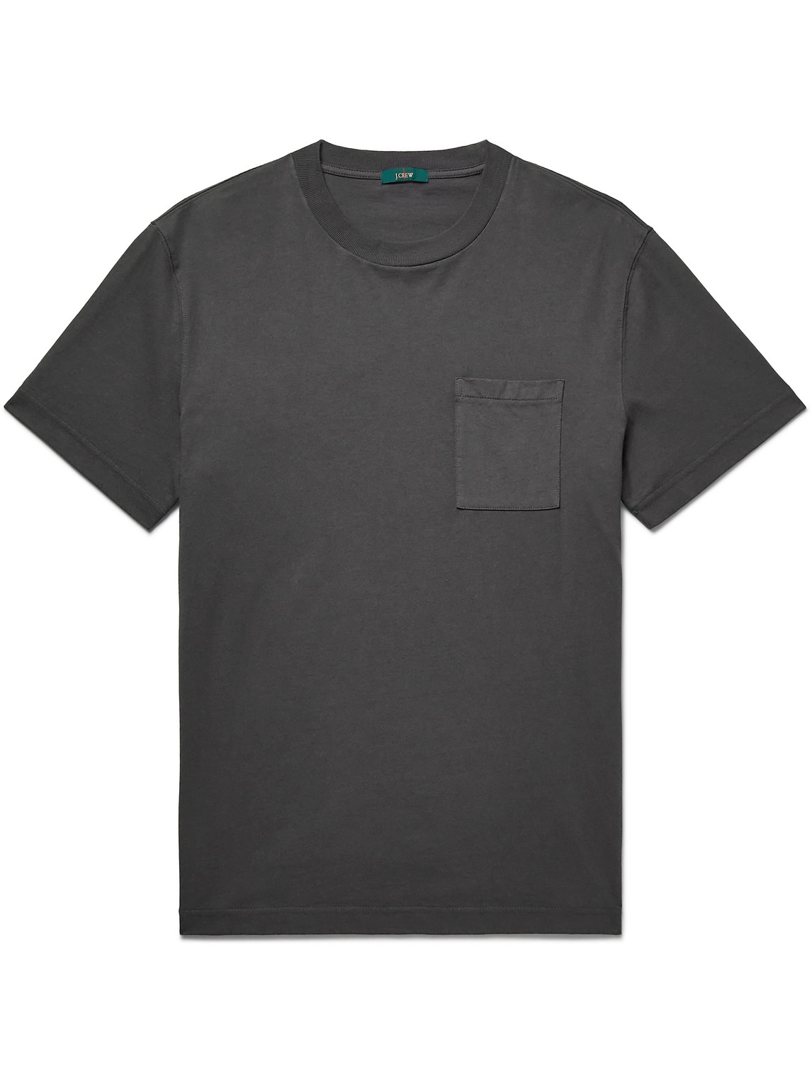 J.crew Cotton-jersey T-shirt In Gray