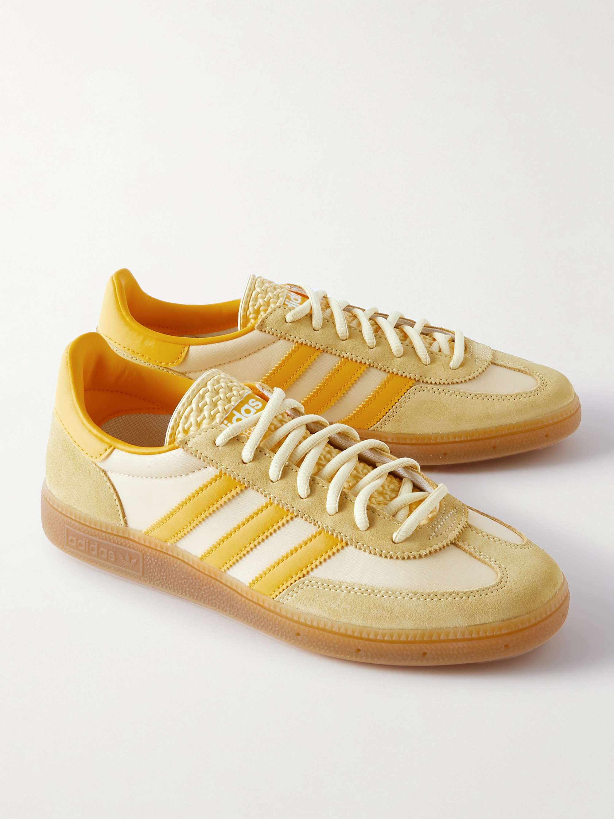 Handball Spezial Leather-Trimmed Nylon and Suede Sneakers