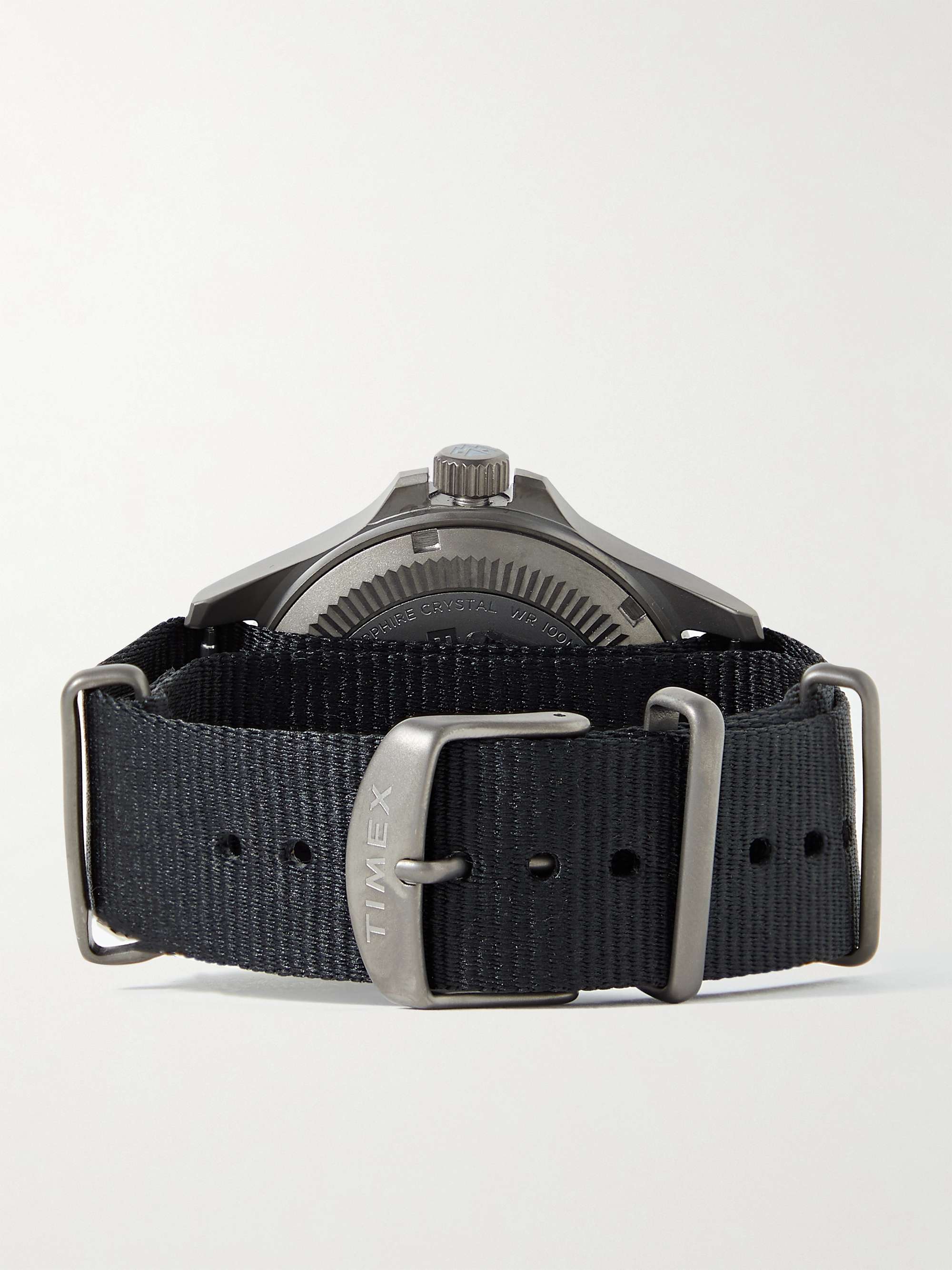 TIMEX Expedition North Field Post Solar 41mm Stainless Steel and Recycled-Webbing Watch