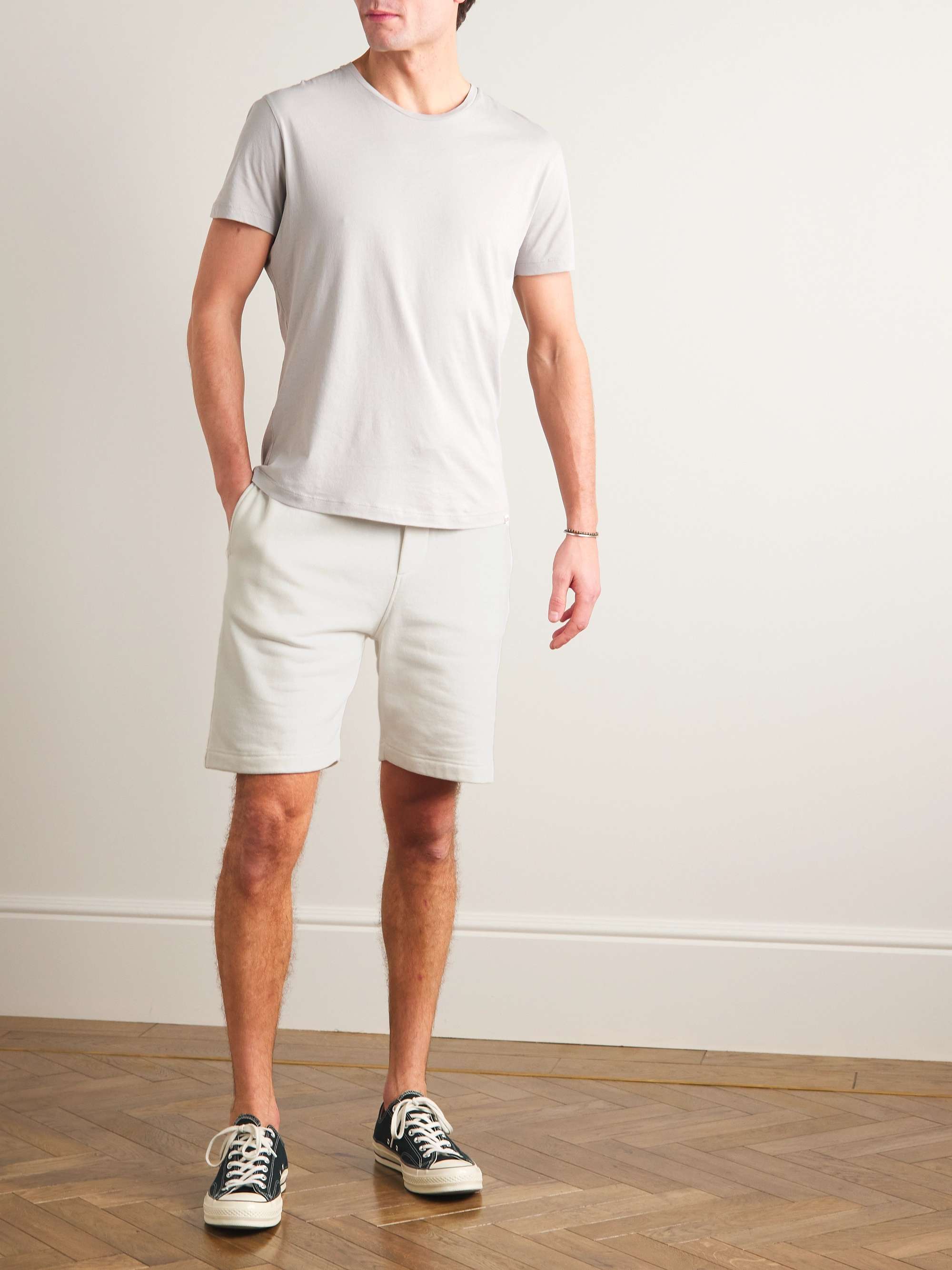 ORLEBAR BROWN Meakin Straight-Leg Cotton-Jersey Shorts