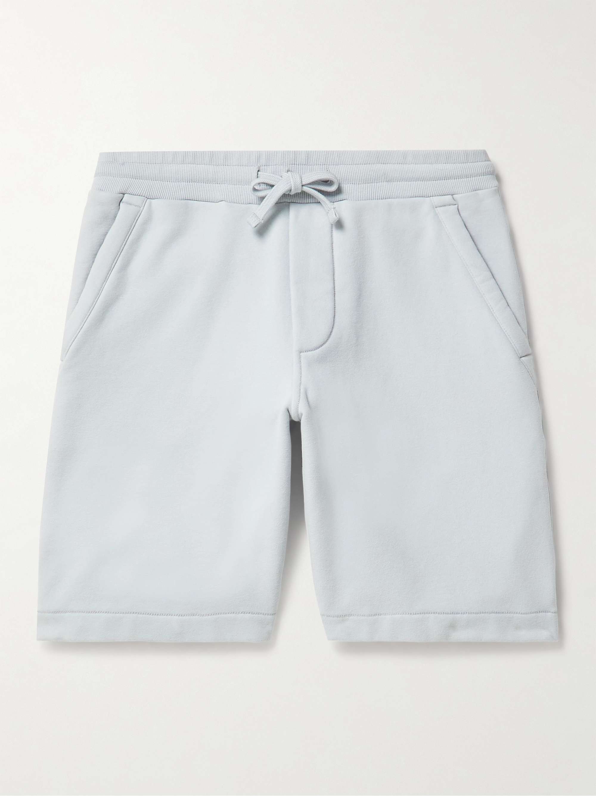 ORLEBAR BROWN Frederick Straight-Leg Cotton-Jersey Drawstring Shorts