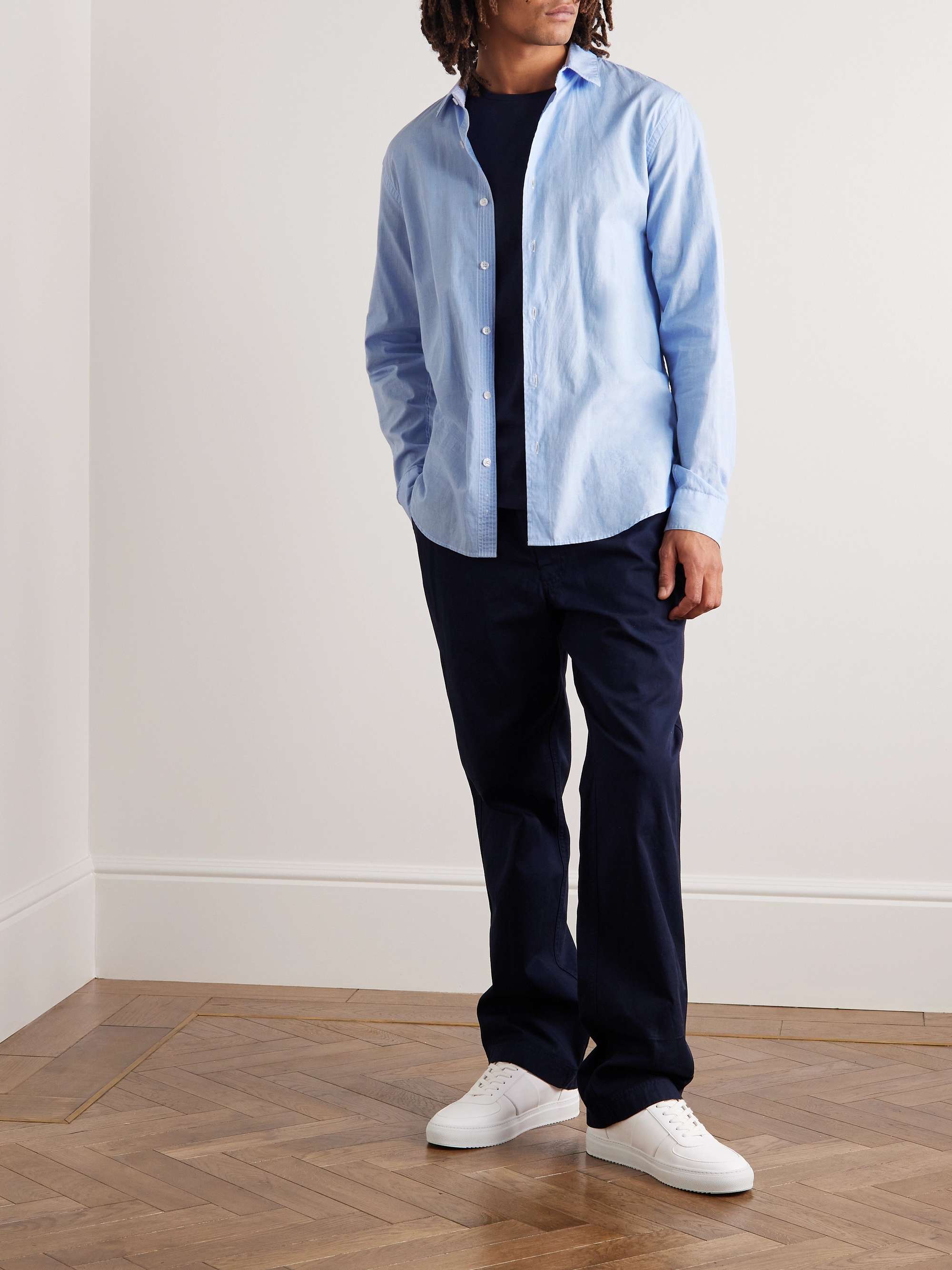 ORLEBAR BROWN Giles Slim-Fit Cotton-Poplin Shirt