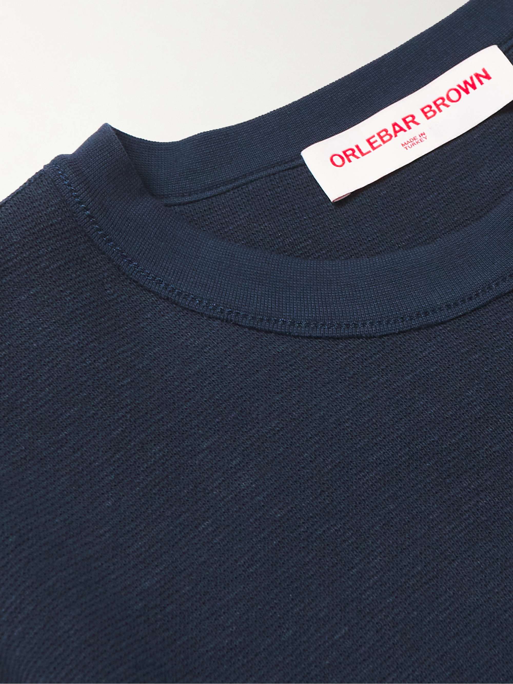 ORLEBAR BROWN Nicolas Cotton and Linen-Blend T-Shirt