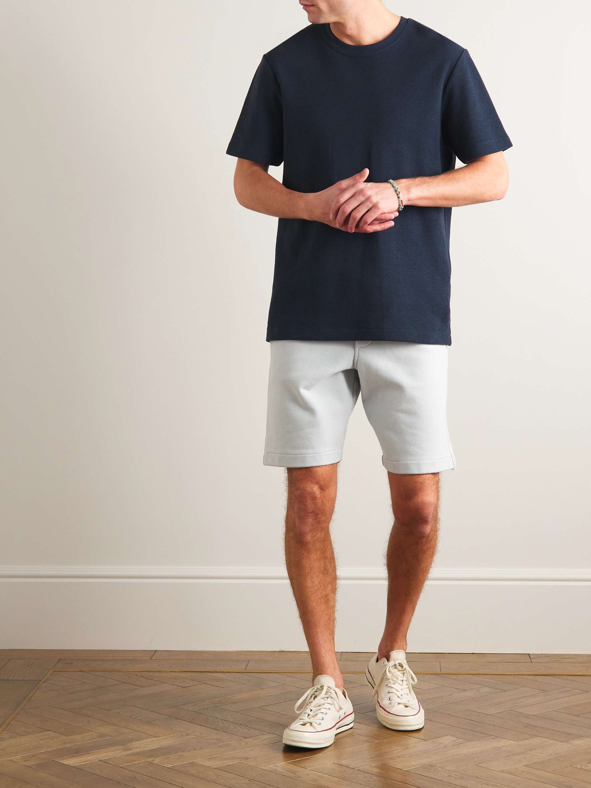 ORLEBAR BROWN Nicolas Cotton and Linen-Blend T-Shirt