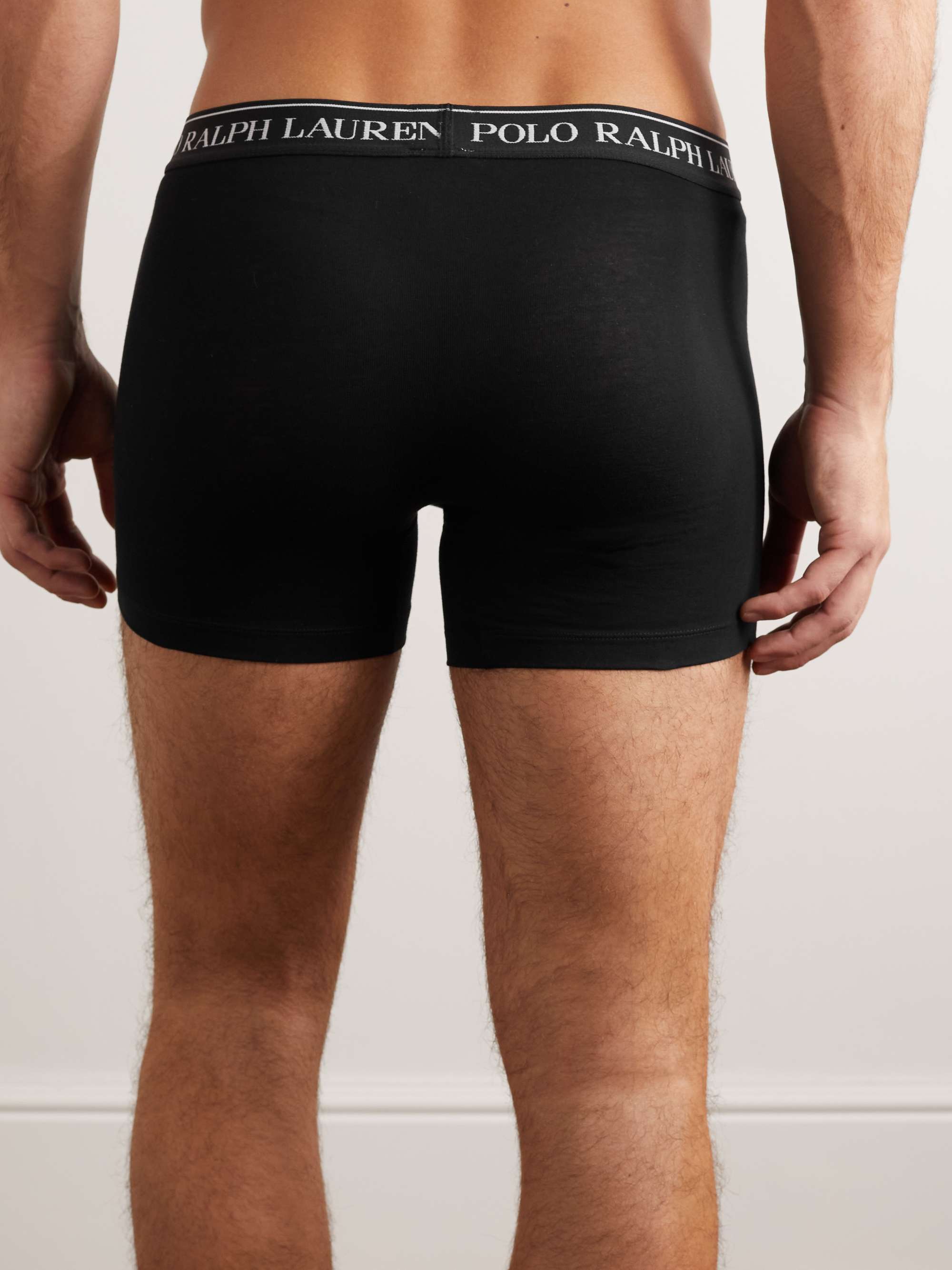 POLO RALPH LAUREN ThreePacks StretchCotton Boxer Briefs MR PORTER