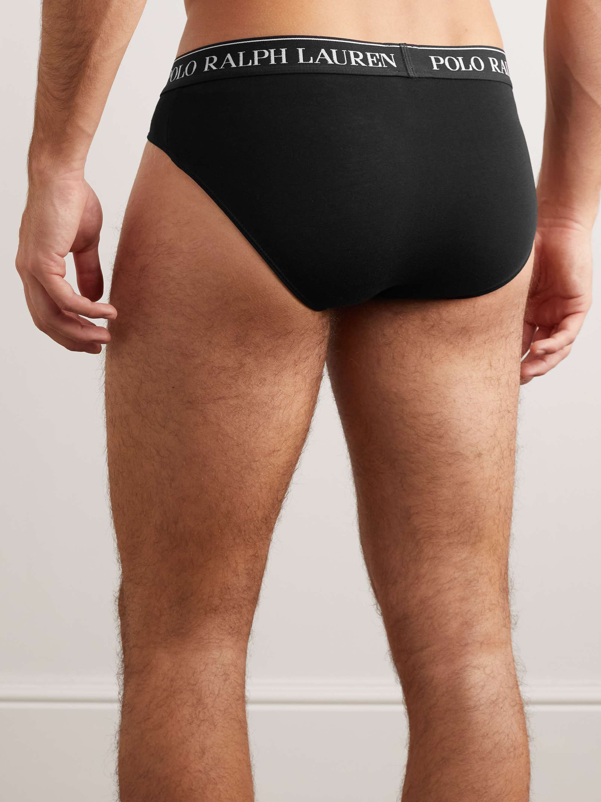 POLO RALPH LAUREN Three-Pack Stretch-Cotton Briefs