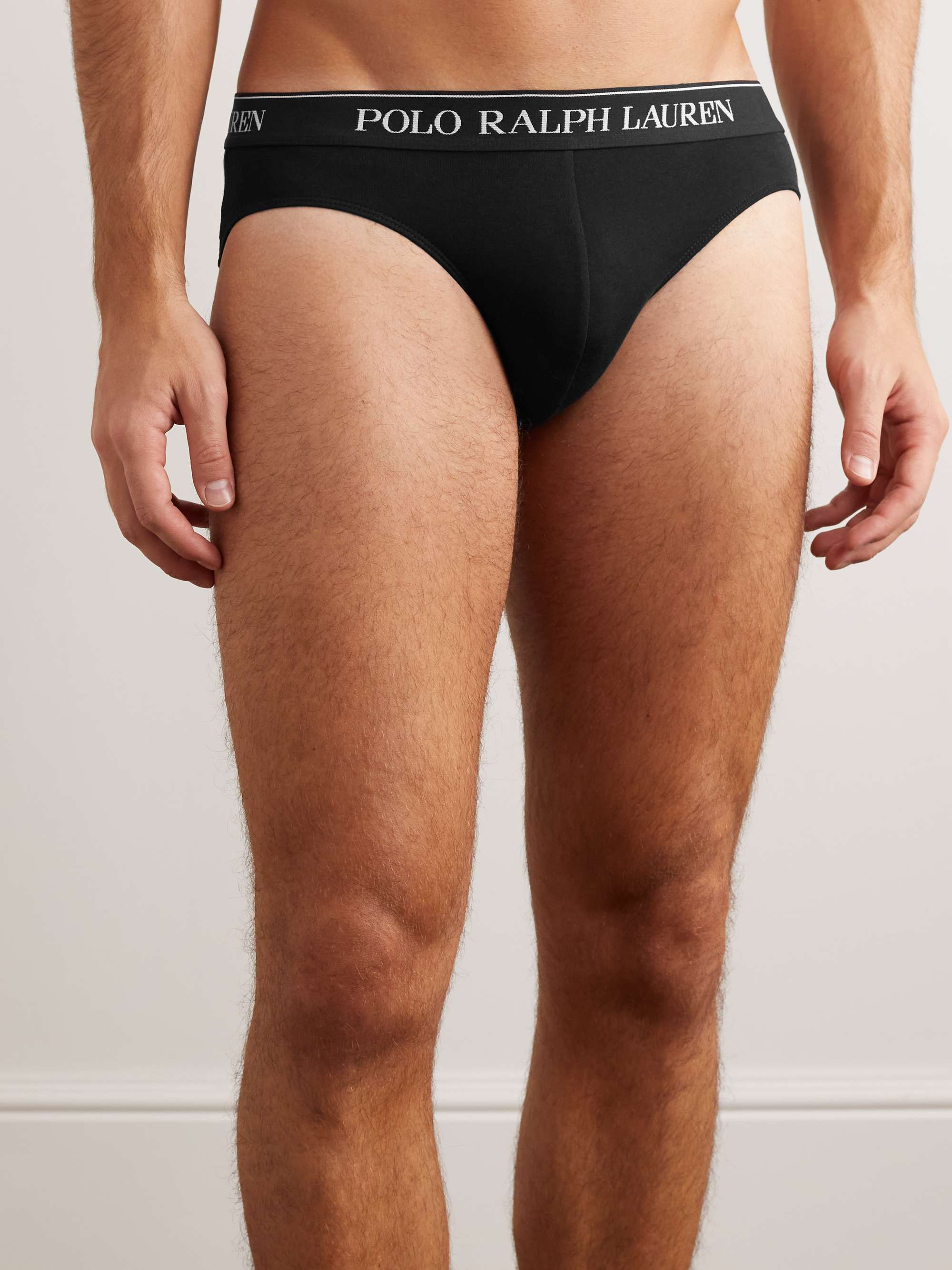 POLO RALPH LAUREN Three-Pack Stretch-Cotton Briefs