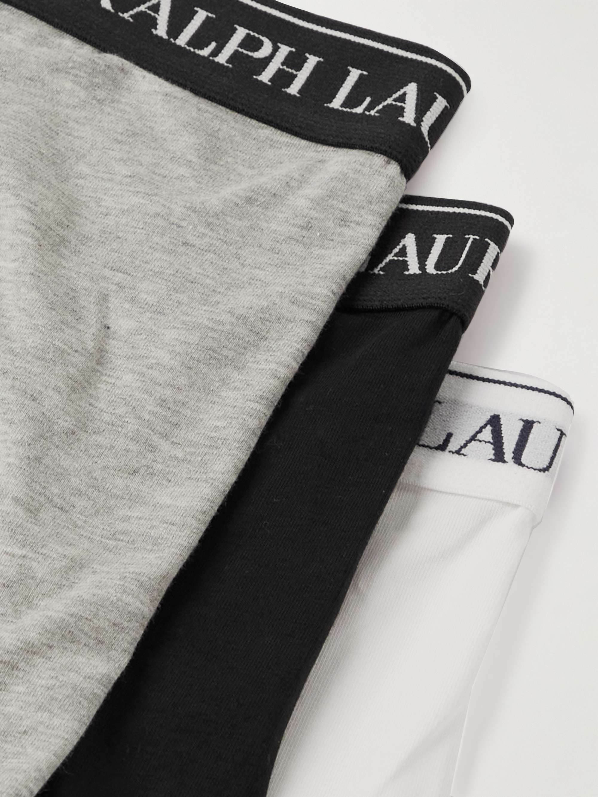 POLO RALPH LAUREN ThreePacks StretchCotton Boxer Briefs MR PORTER