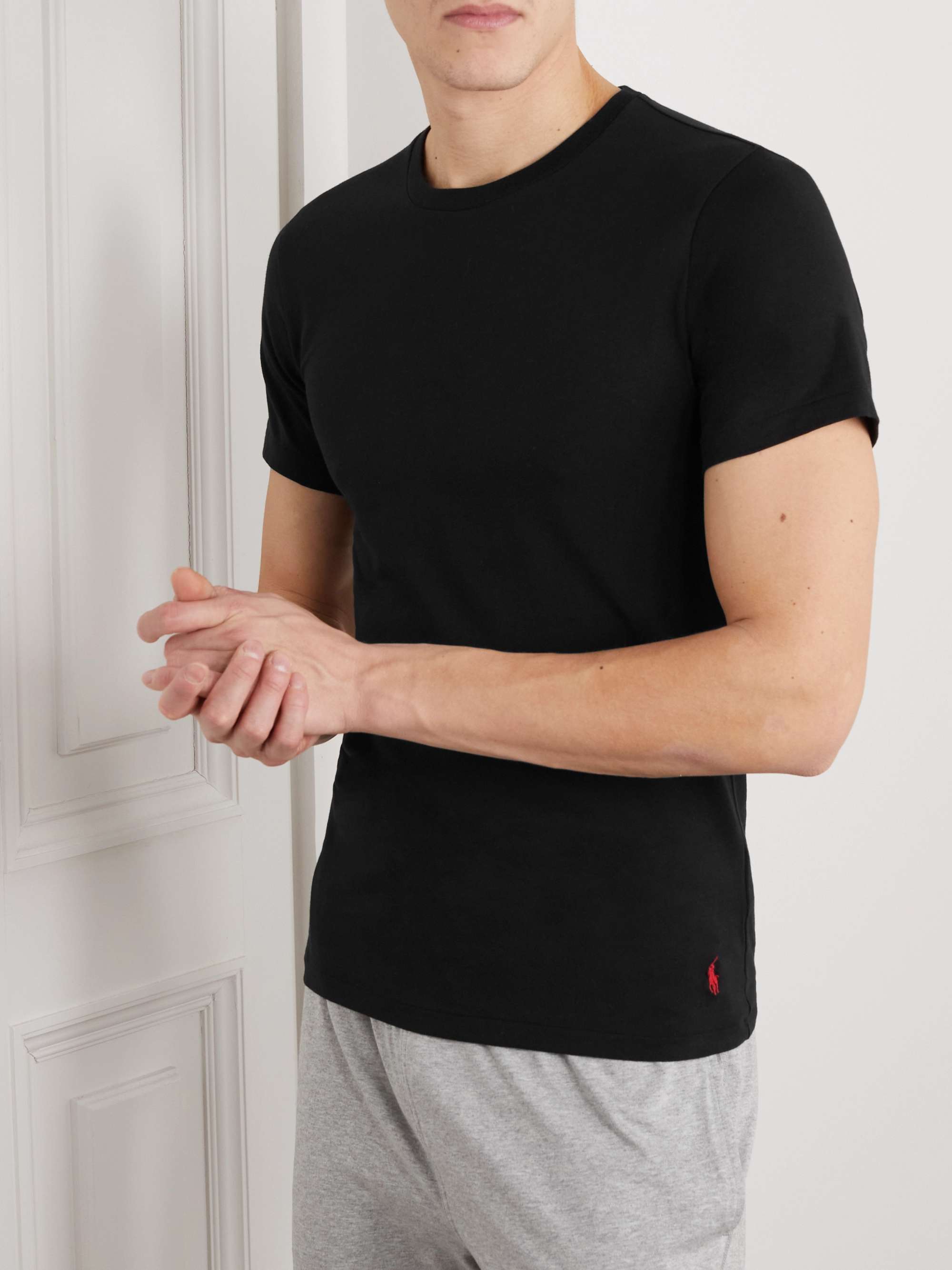 POLO RALPH LAUREN Two-Pack Stretch-Cotton Jersey T-Shirt