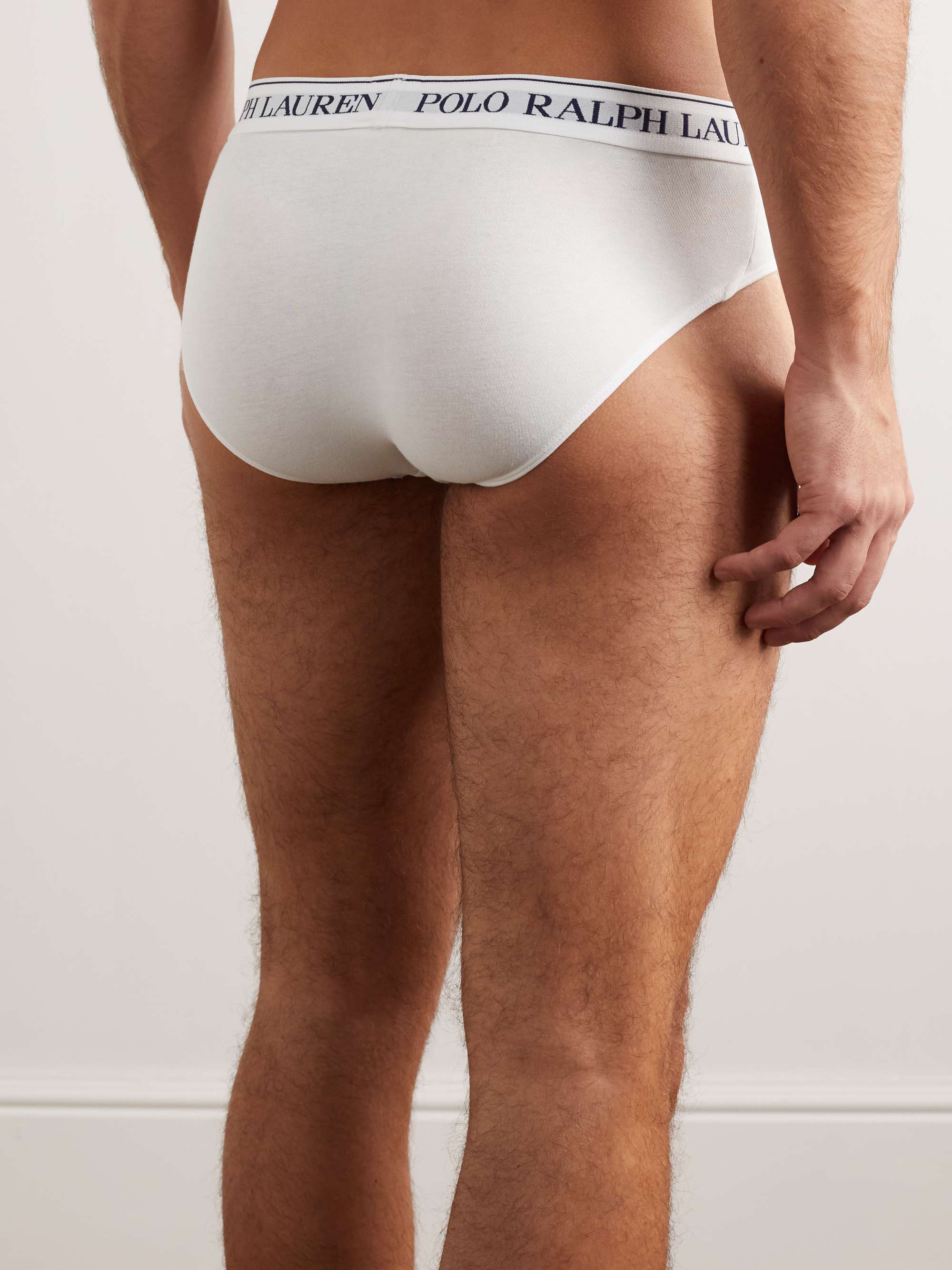 POLO RALPH LAUREN Three-Pack Stretch-Cotton Briefs