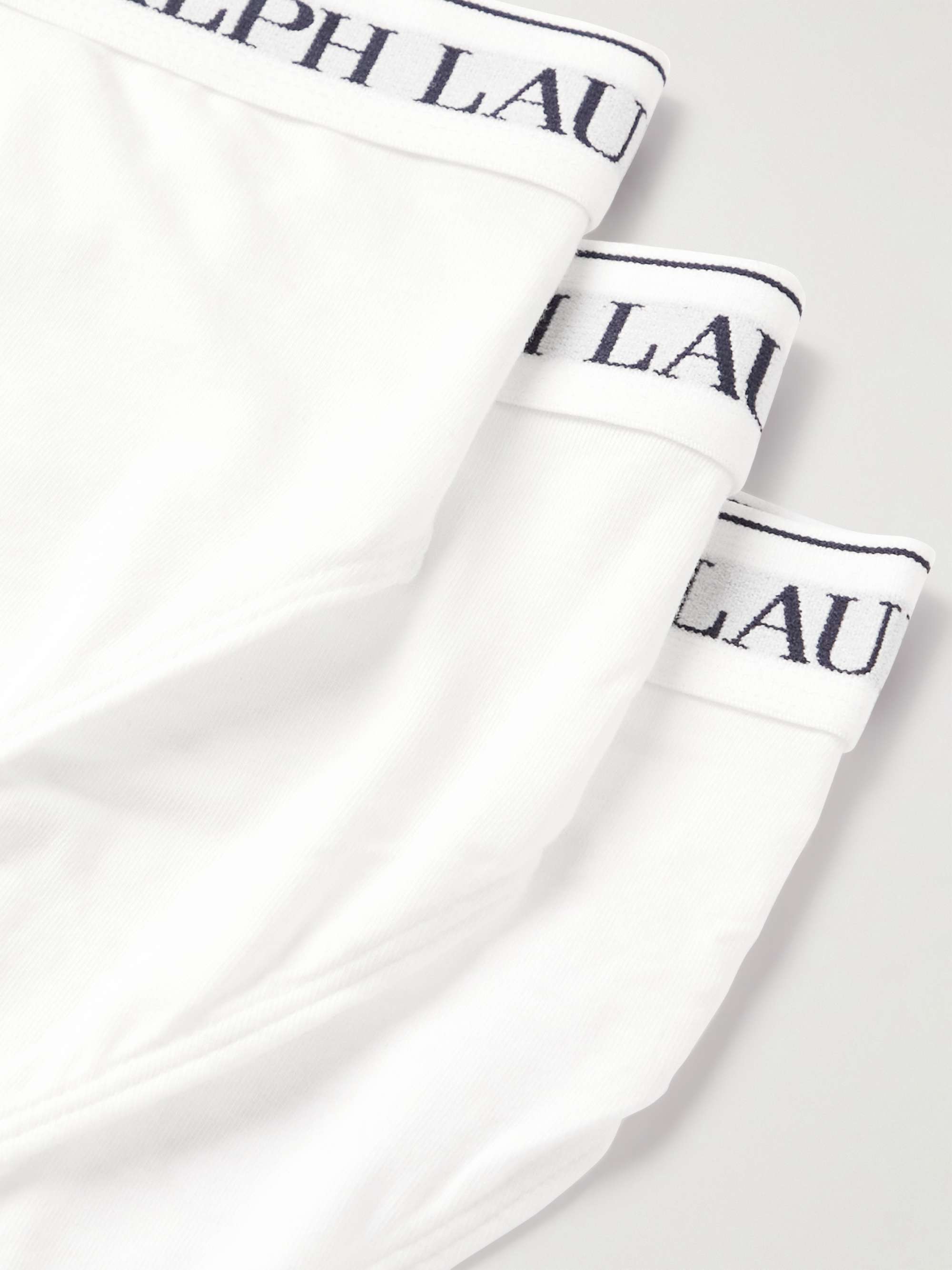 POLO RALPH LAUREN Three-Pack Stretch-Cotton Briefs