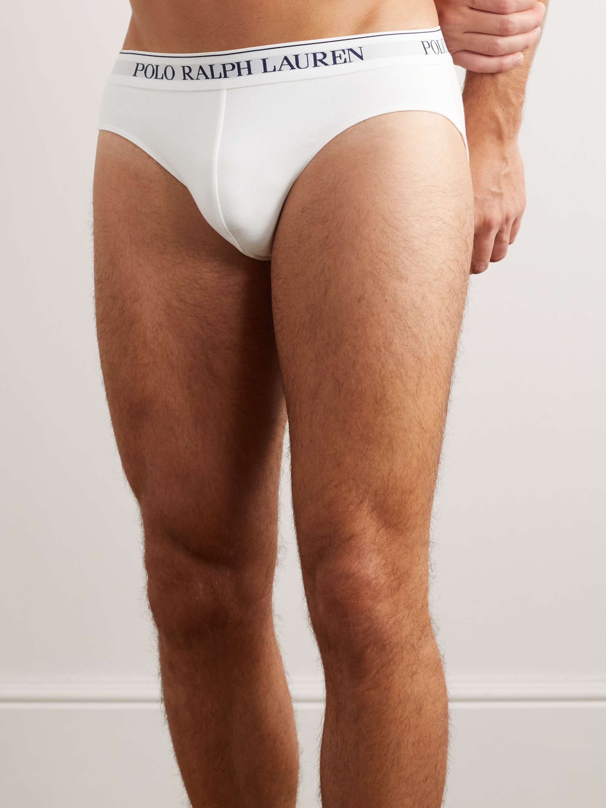 POLO RALPH LAUREN Three-Pack Stretch-Cotton Briefs