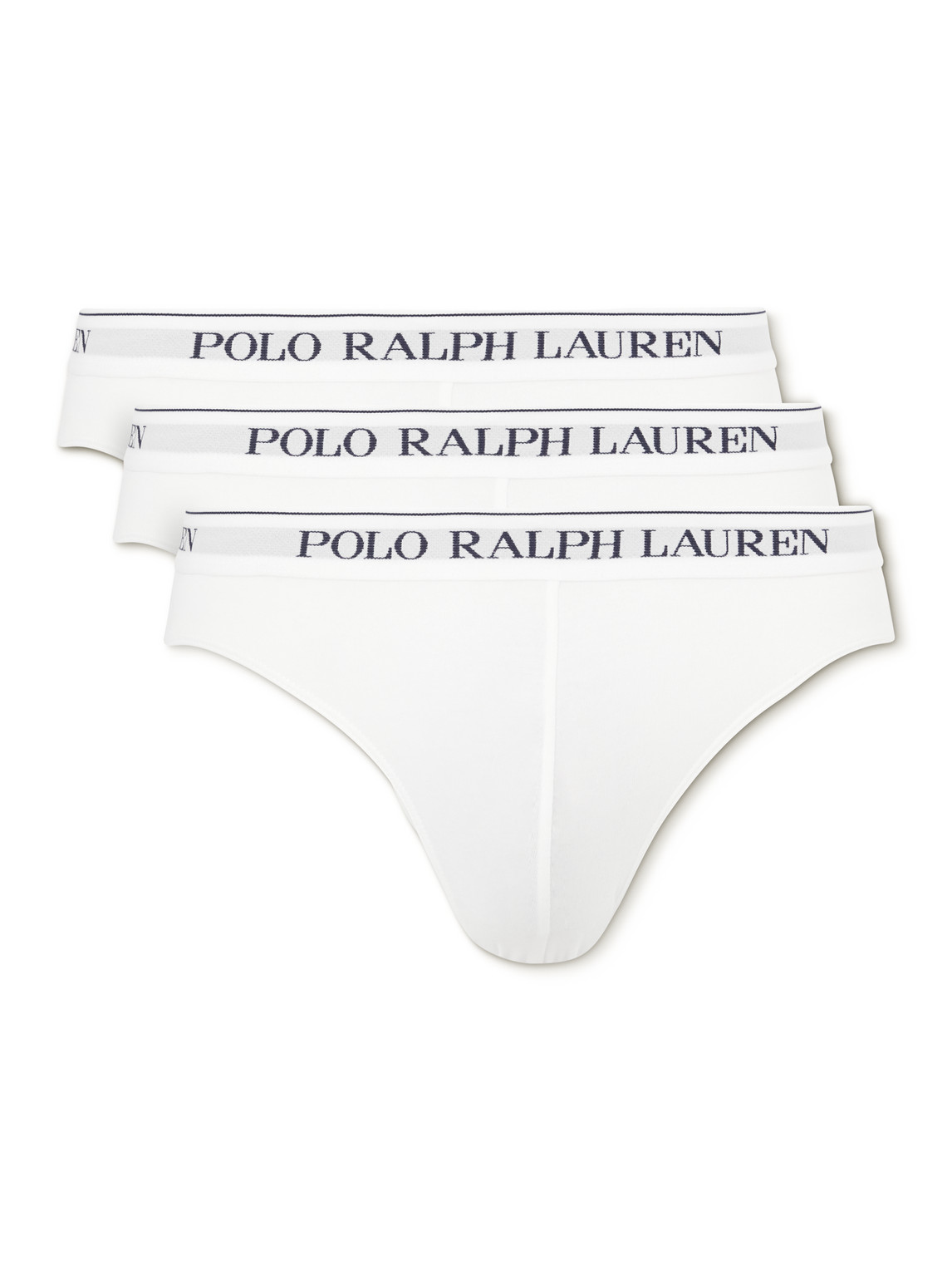 Polo Ralph Lauren - Three-Pack Stretch-Cotton Briefs - Men - White - S ...