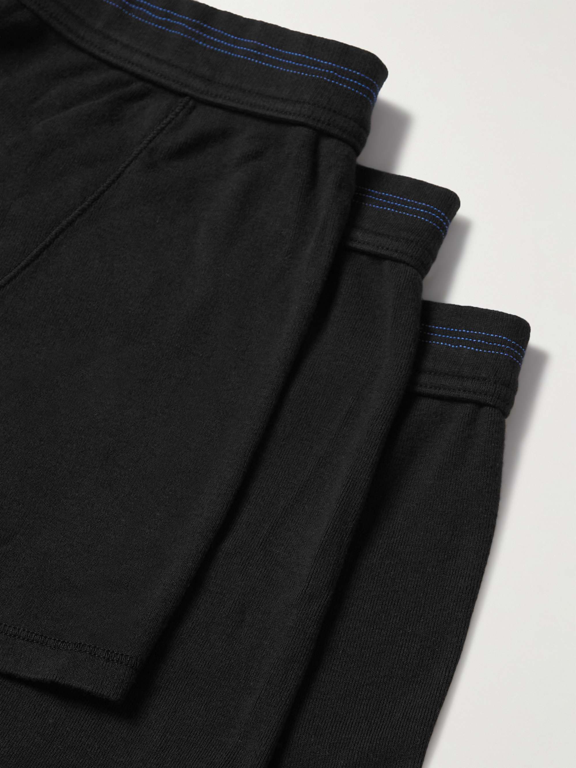 SCHIESSER Karl Heinz Three-Pack Cotton Boxer Briefs