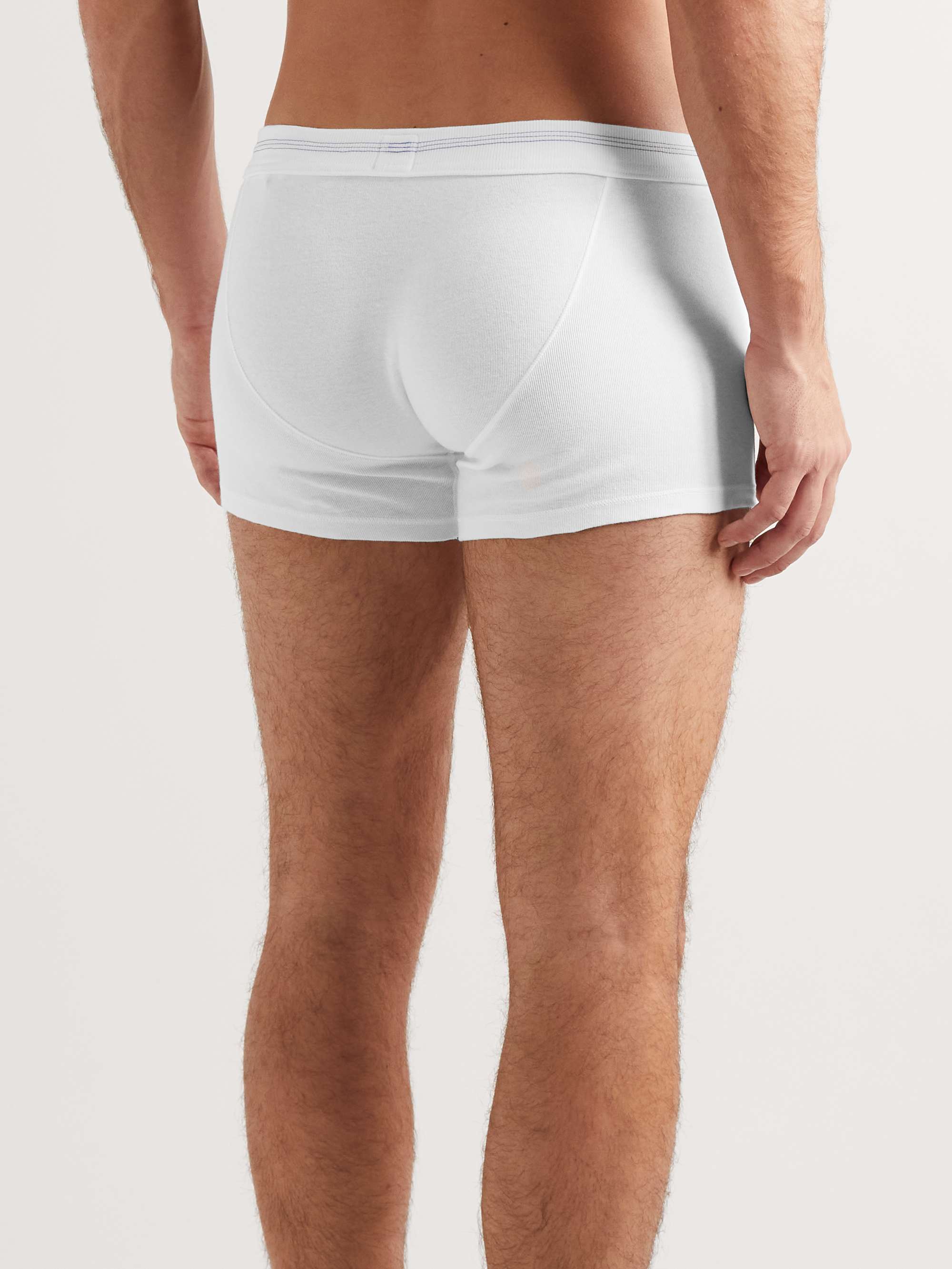 SCHIESSER Karl Heinz Three-Pack Cotton Boxer Briefs