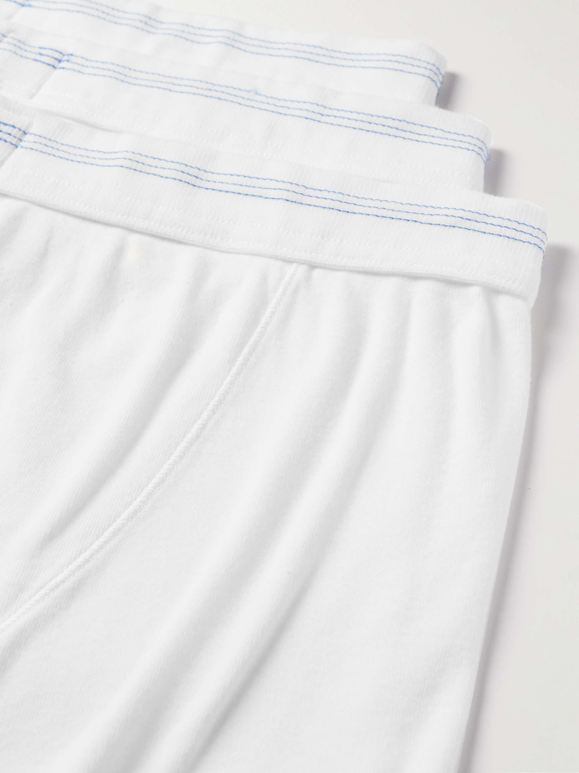 SCHIESSER Karl Heinz Three-Pack Cotton Boxer Briefs