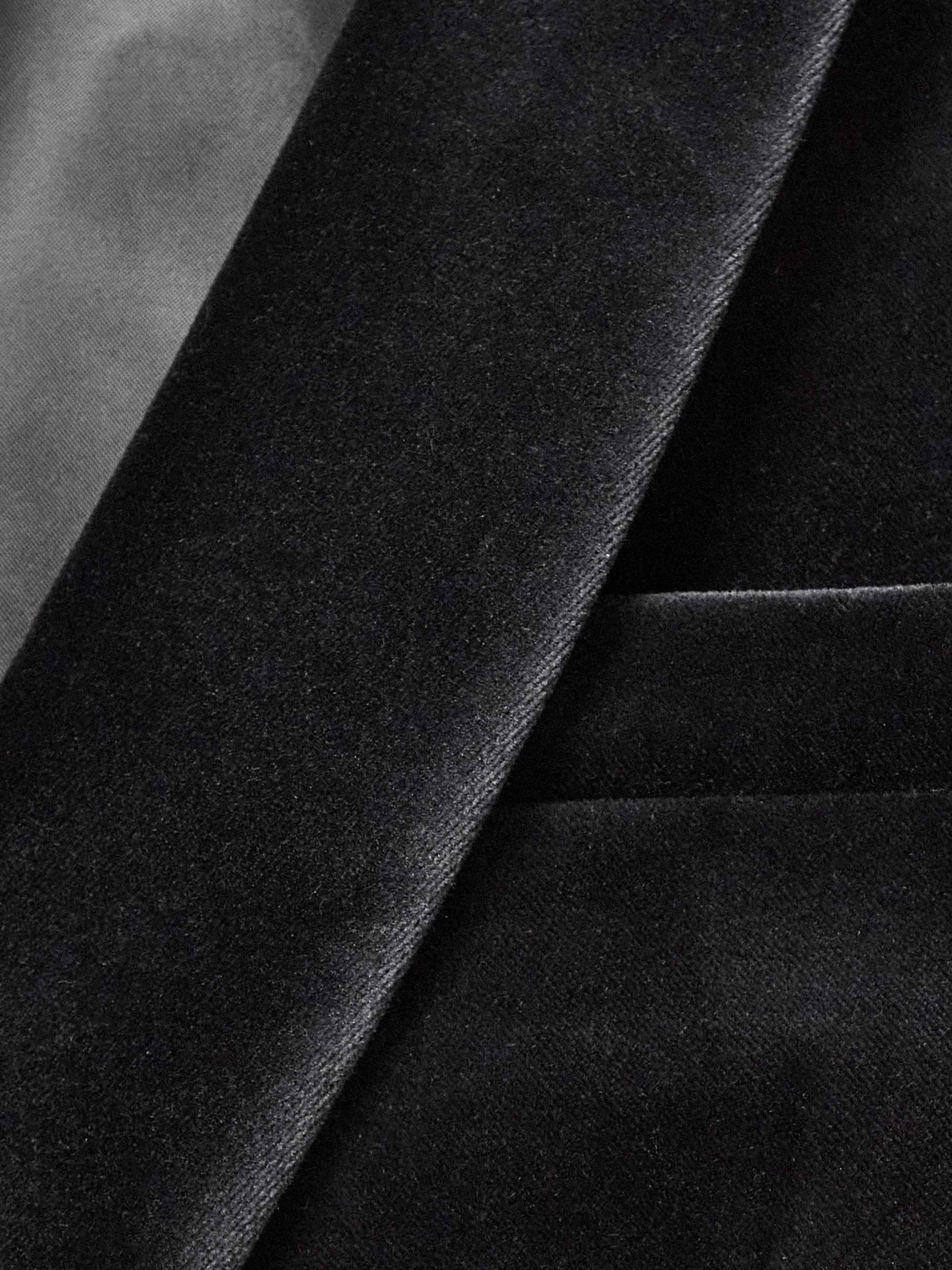 MR P. Cotton-Blend Velvet Tuxedo Jacket