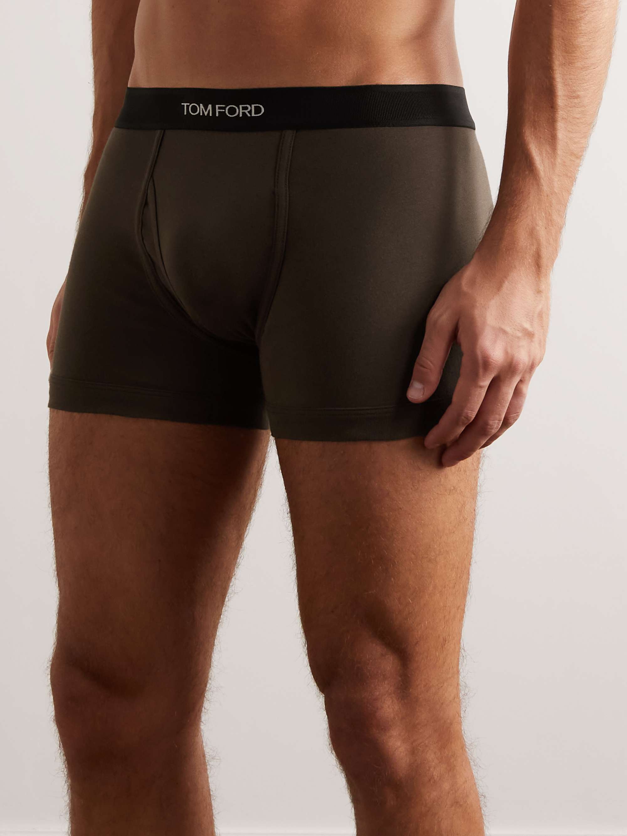 TOM FORD Stretch-Cotton Boxer Briefs
