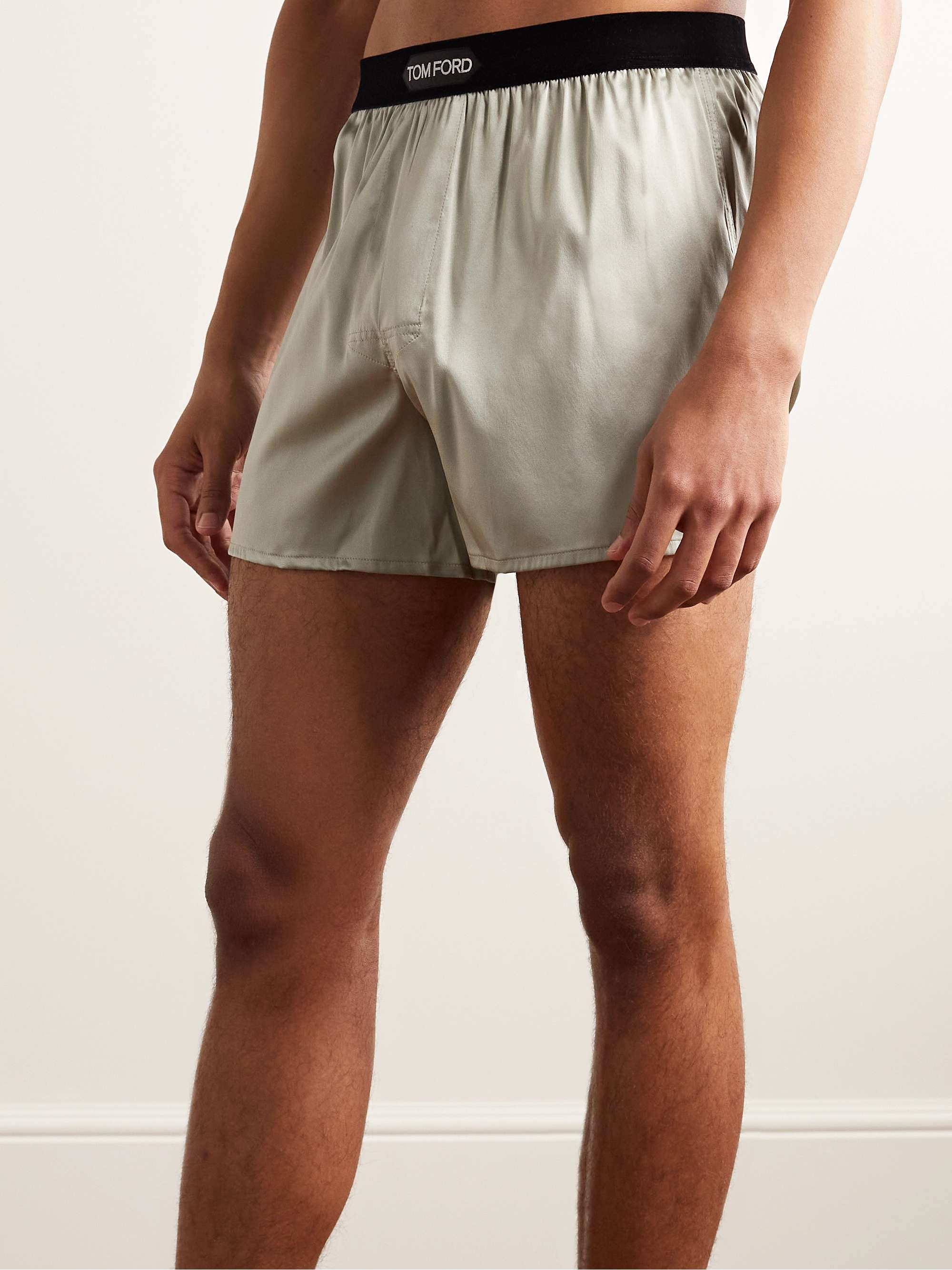TOM FORD Stretch-Silk Satin Boxers