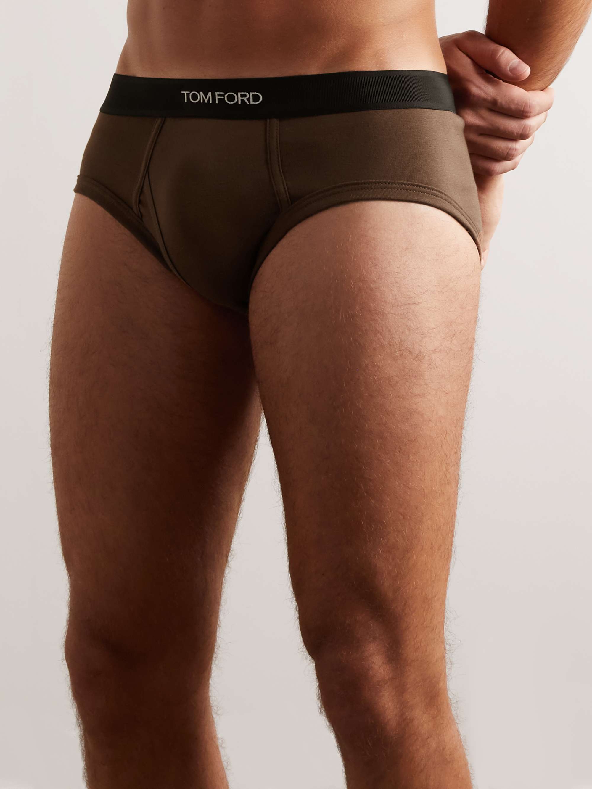 TOM FORD Stretch-Cotton Briefs