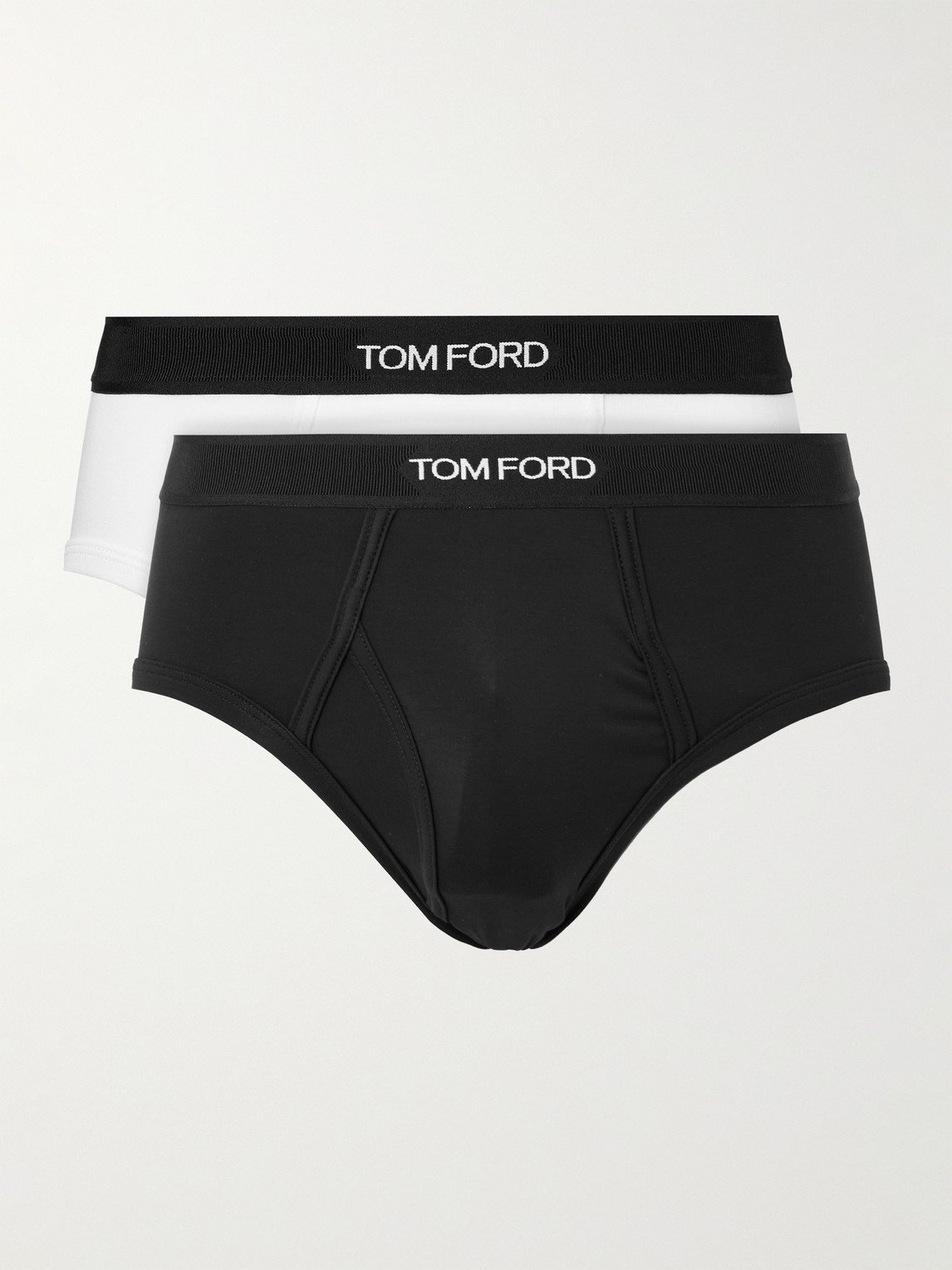 Tom Ford Two-Pack tretch-Cotton and Modal-Blend Briefs - Men