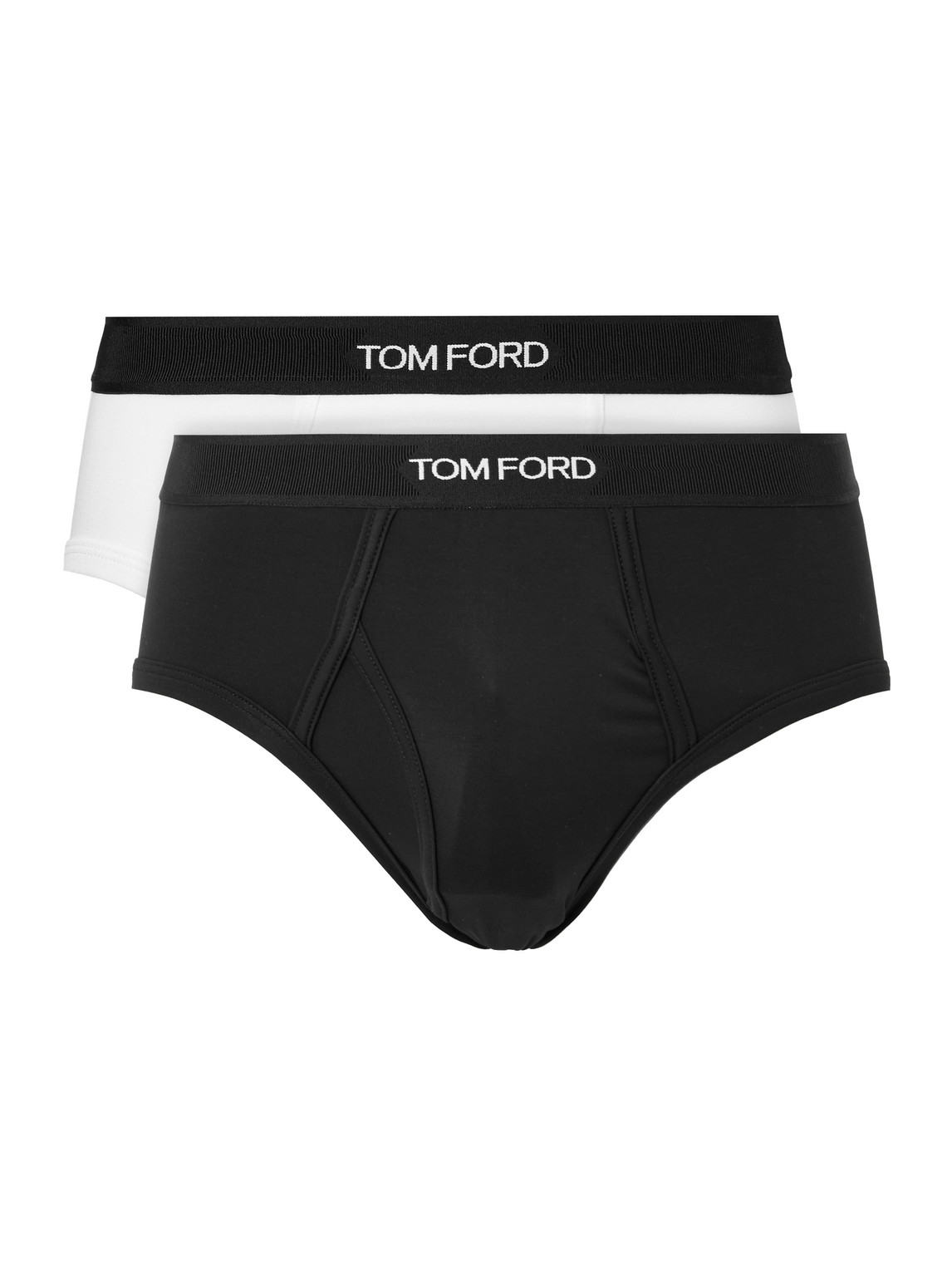 Tom Ford Two-pack Stretch-cotton And Modal-blend Briefs In Multi