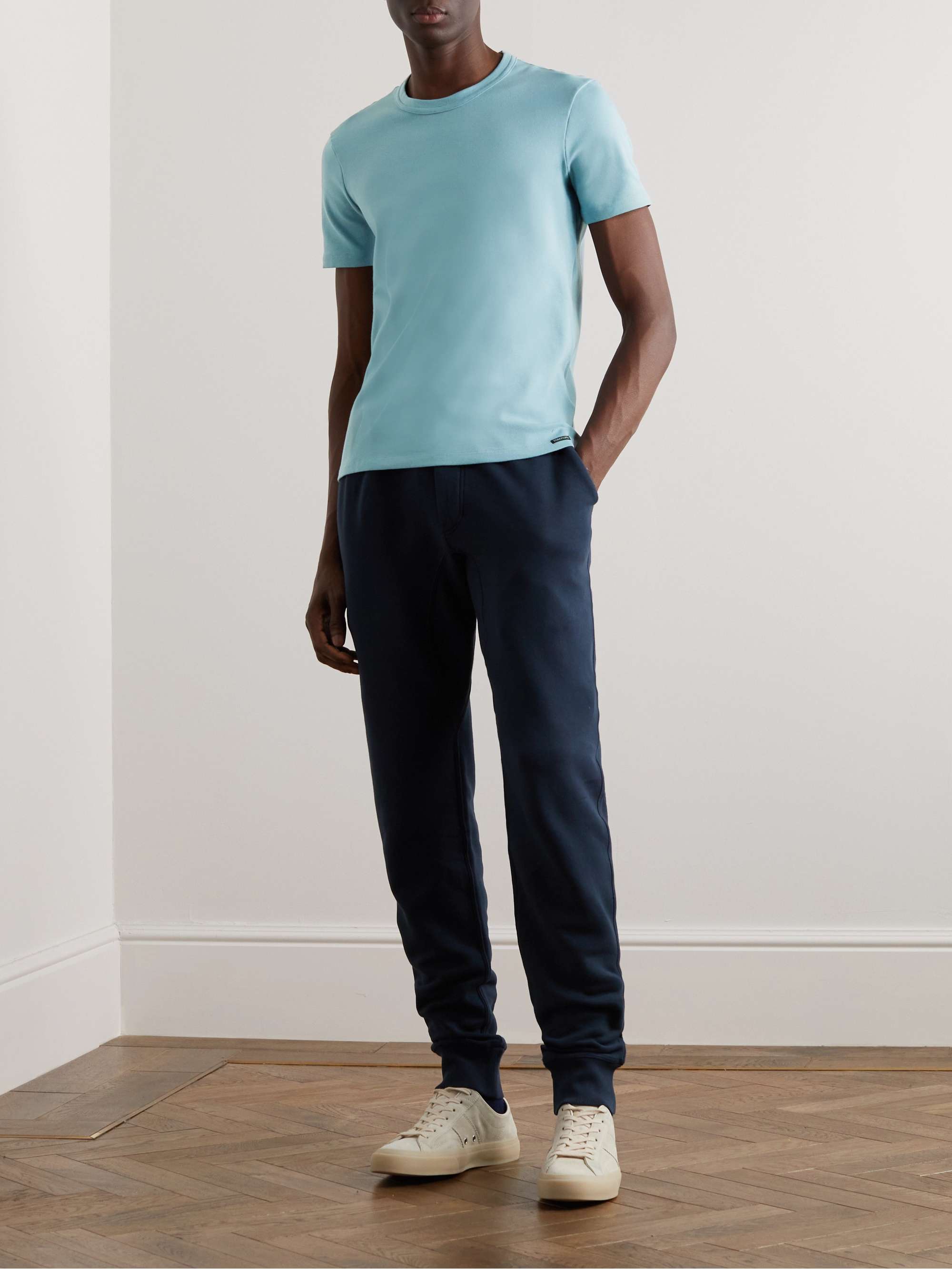 TOM FORD Slim-Fit Stretch-Cotton Jersey T-Shirt for Men | MR PORTER