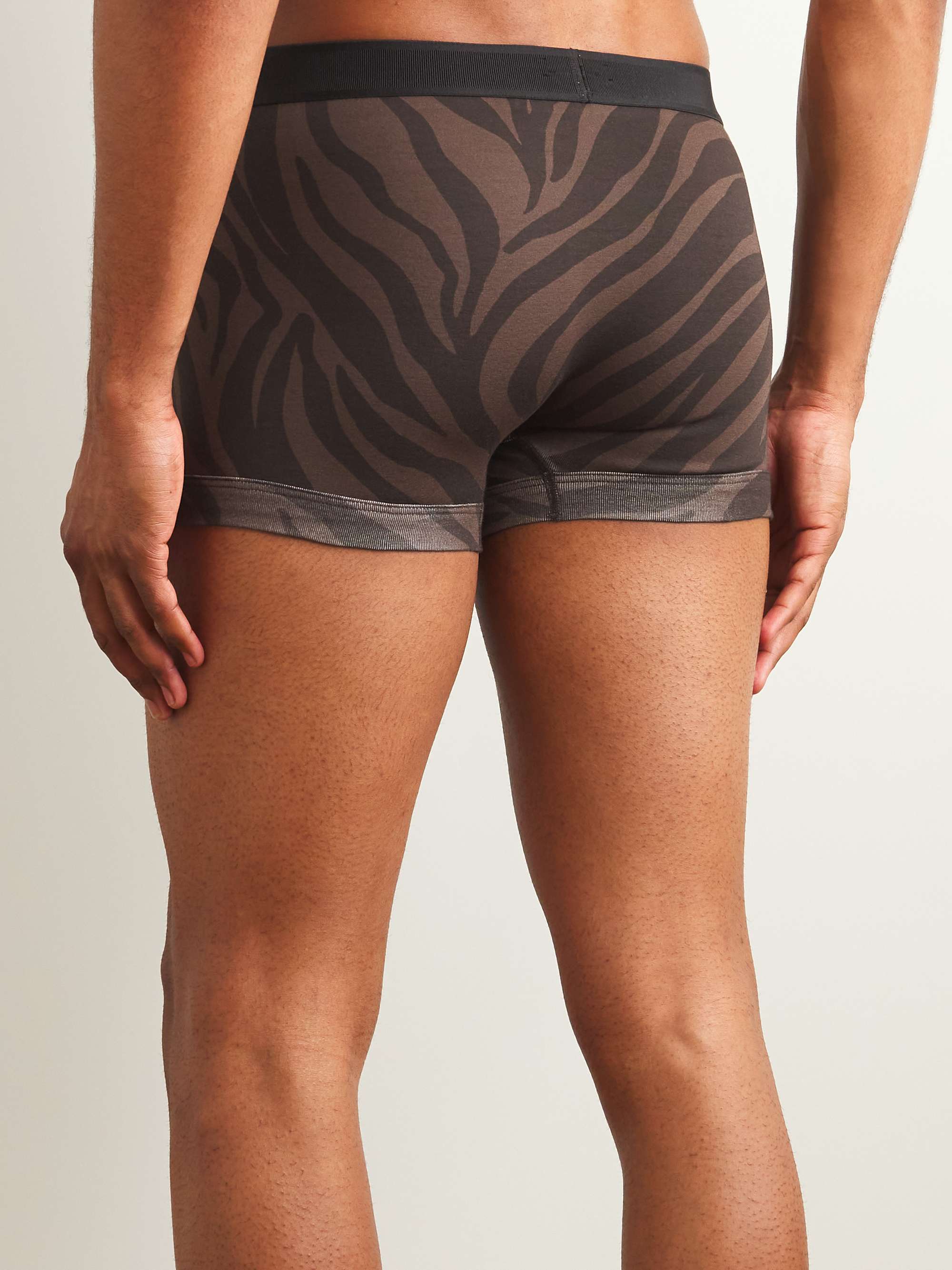 TOM FORD Zebra-Print Stretch-Cotton Boxer Briefs