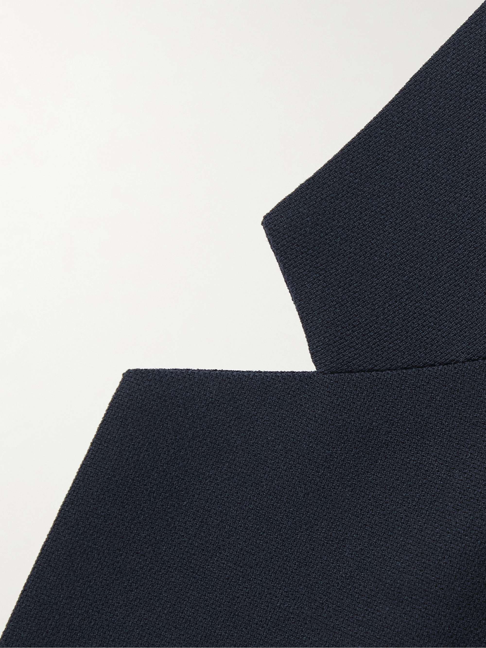 ATON Unstructured Wool-Blend Oxford Blazer for Men | MR PORTER