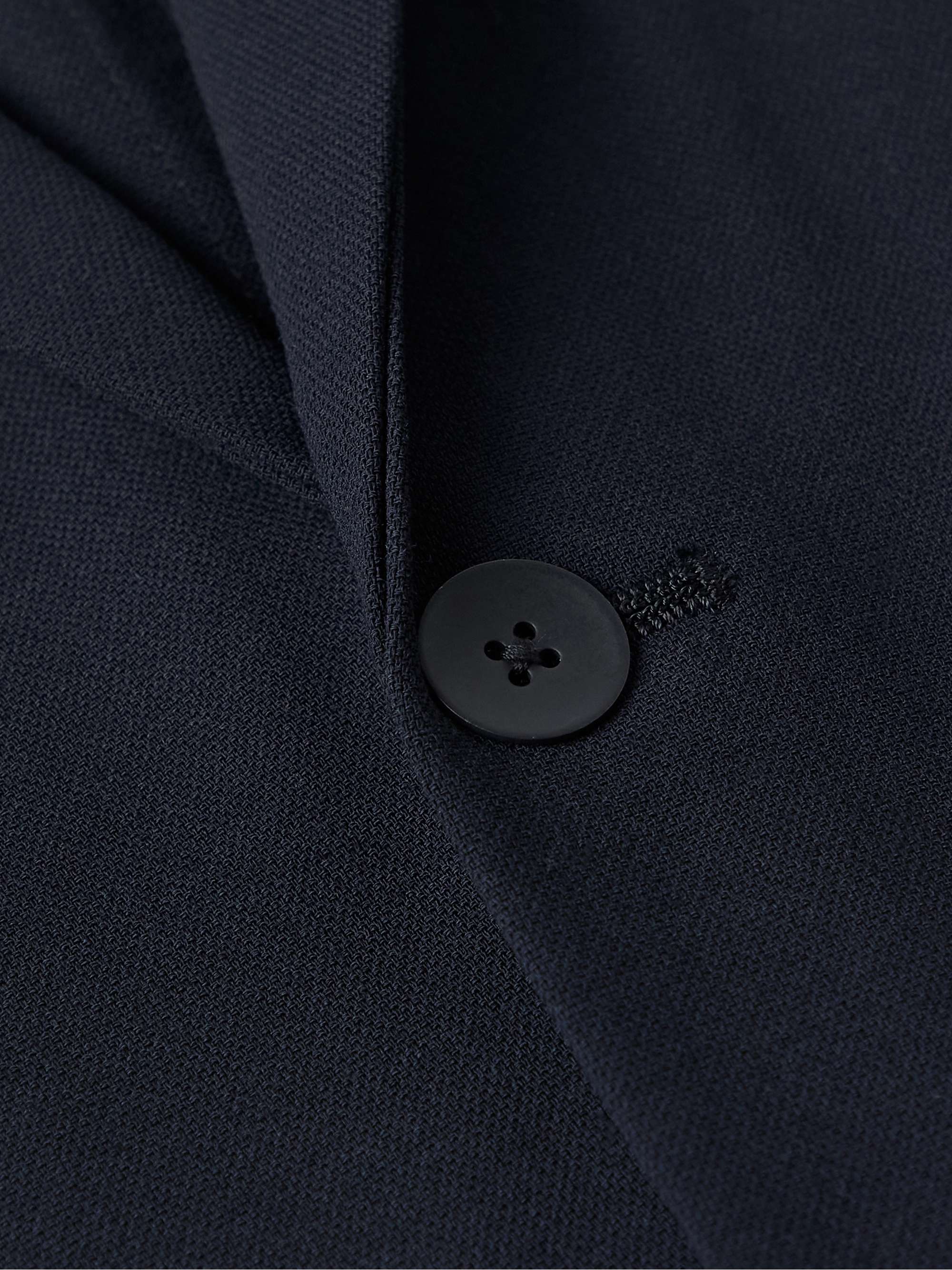 ATON Unstructured Wool-Blend Oxford Blazer for Men | MR PORTER