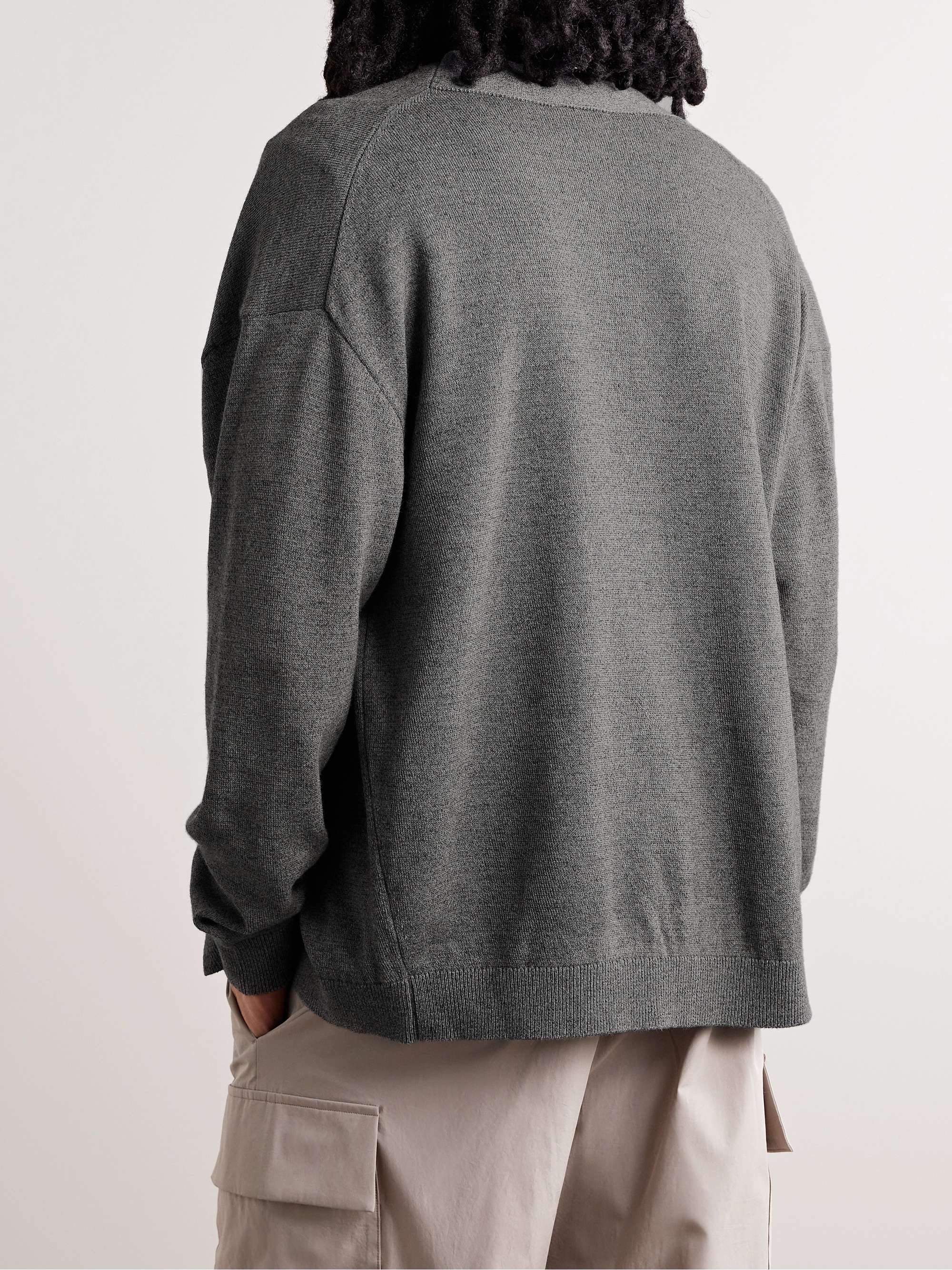 ATON Oversized Knitted Cardigan
