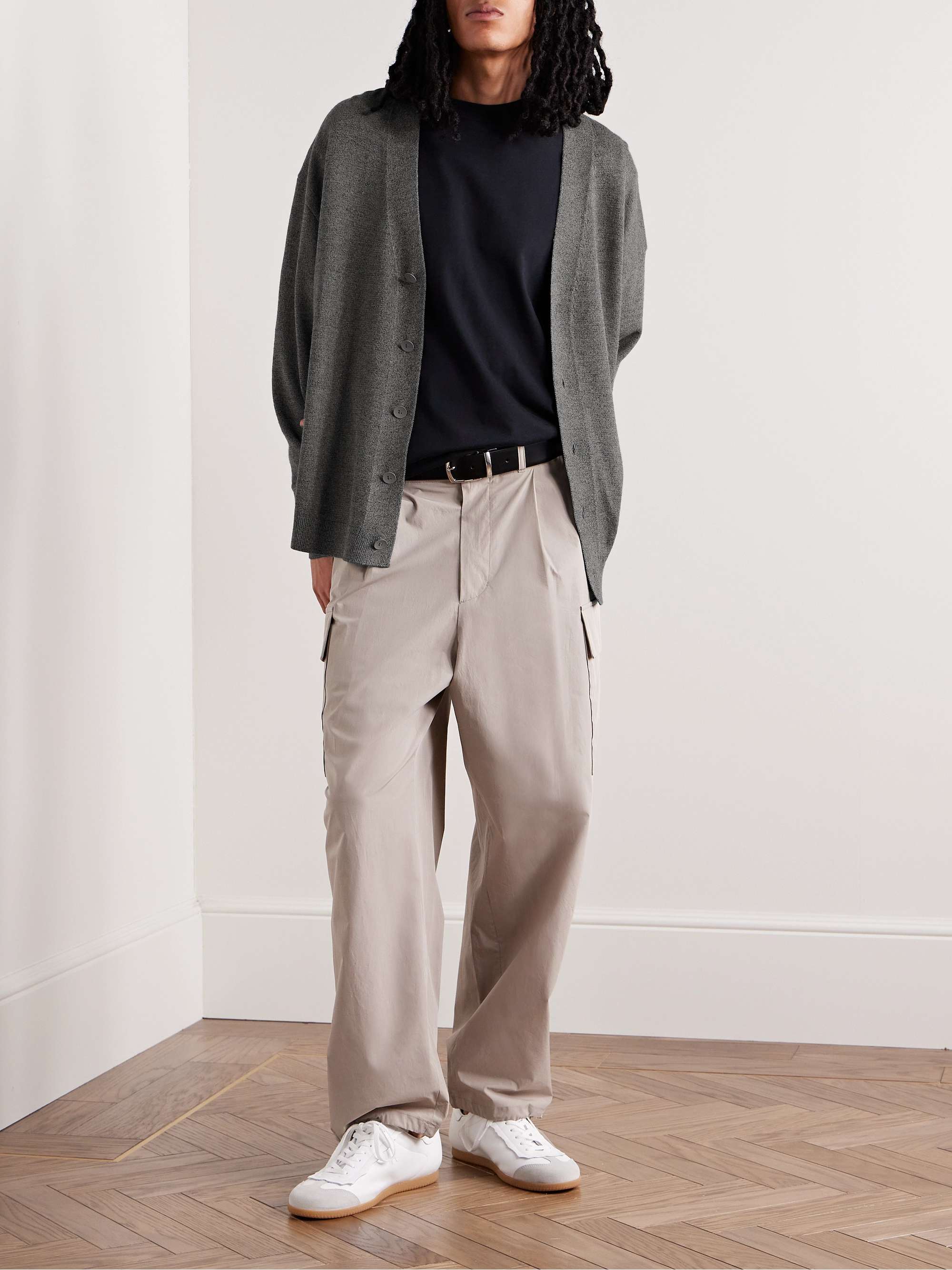 ATON Oversized Knitted Cardigan