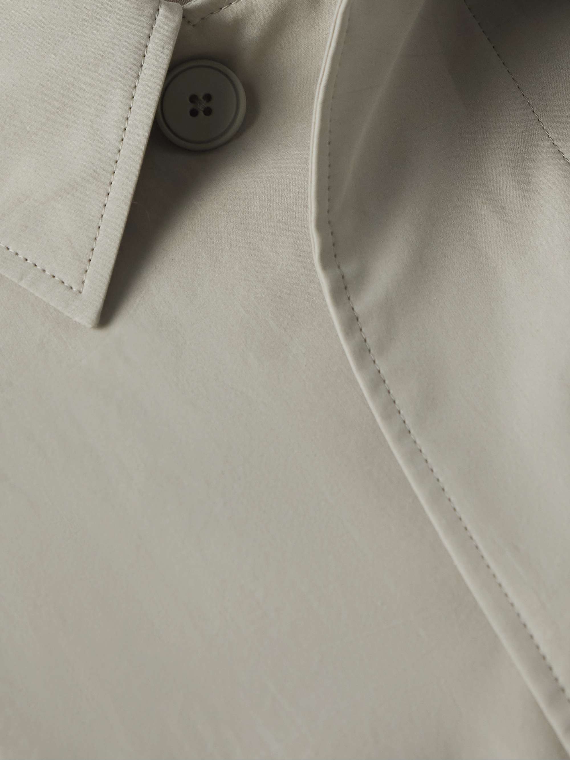 ATON Balmacaan Cotton-Shell Coat for Men | MR PORTER ATON Balmacaan Cotton-Shell Coat for Men | MR PORTER