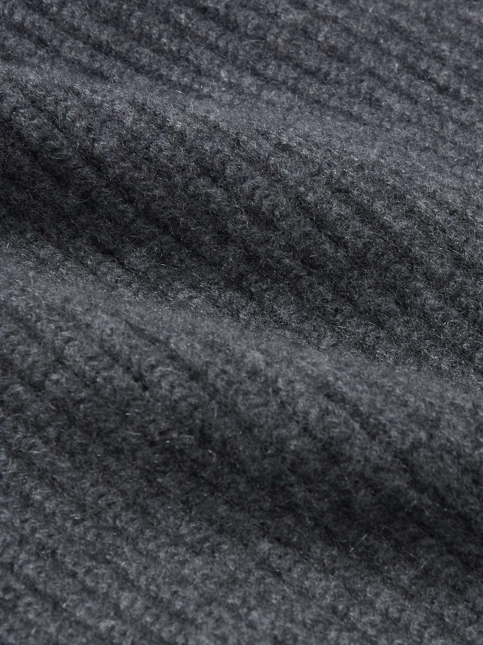 PURDEY Ribbed Cashmere Scarf