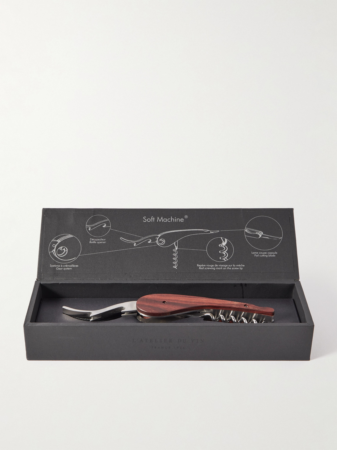 Soft Machine Rosewood and Stainless Steel Corkscrew — 2