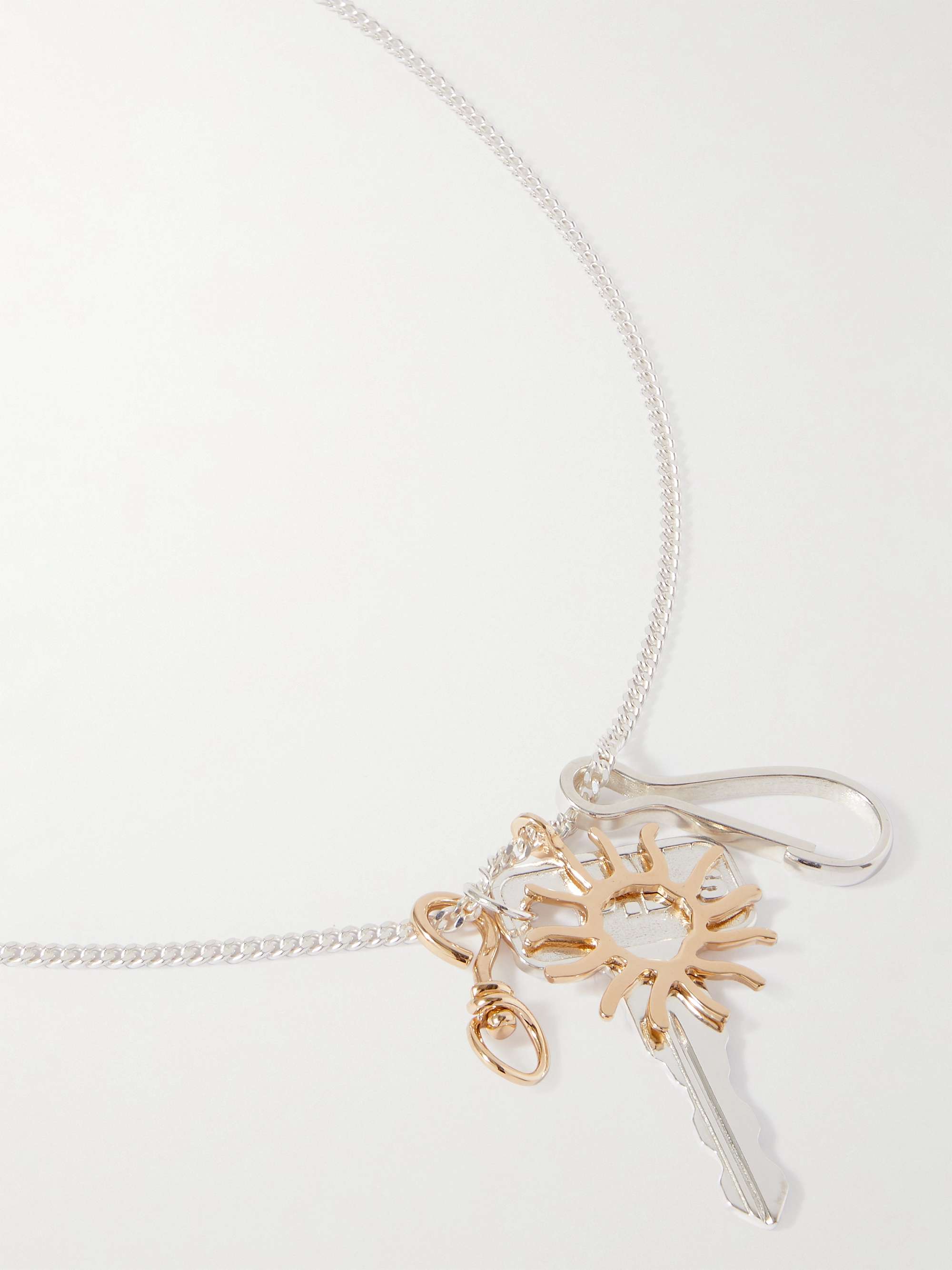 PEARLS BEFORE SWINE Du Silver Pendant Necklace