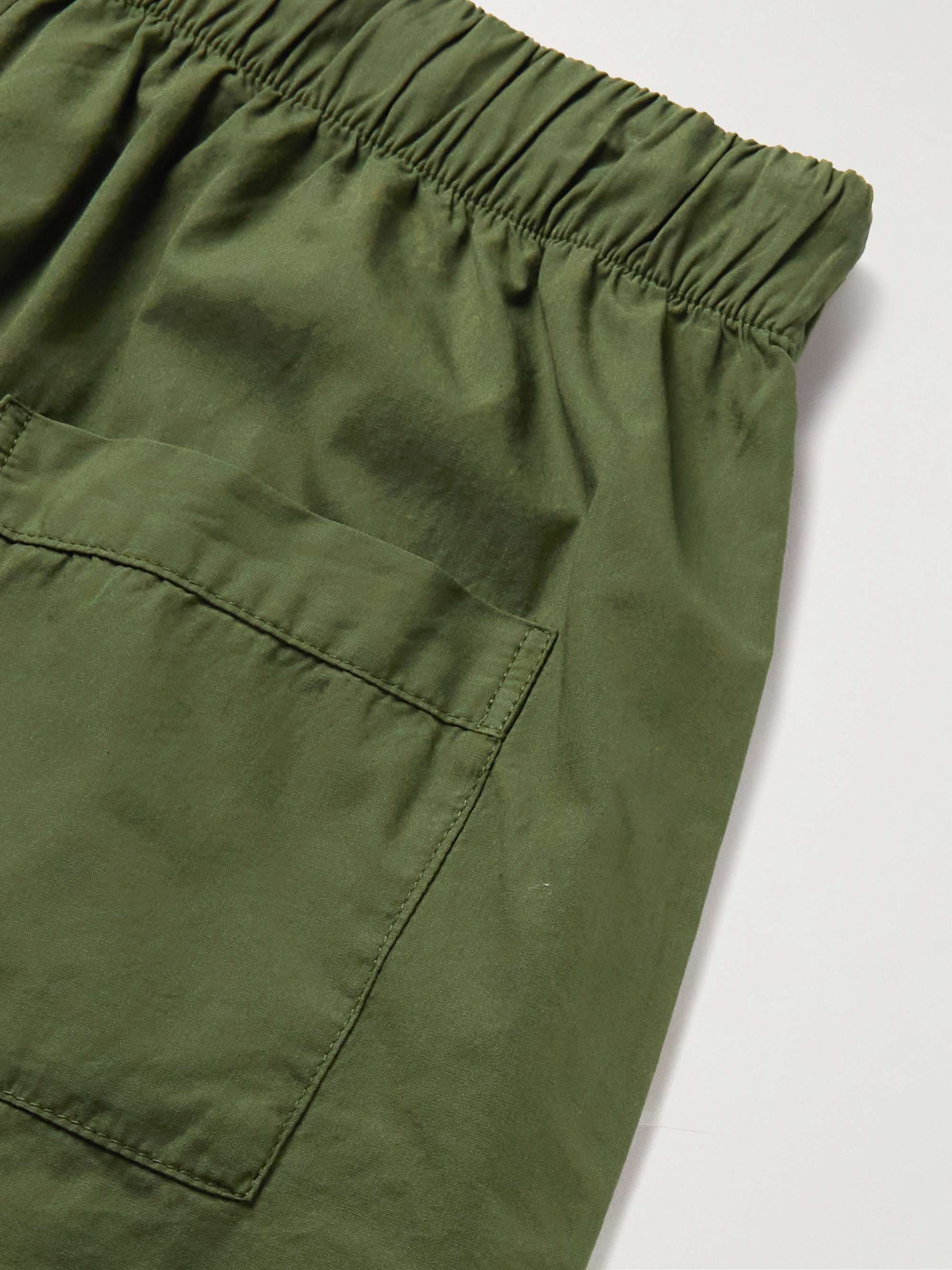 TEKLA Organic Cotton-Poplin Pyjama Shorts