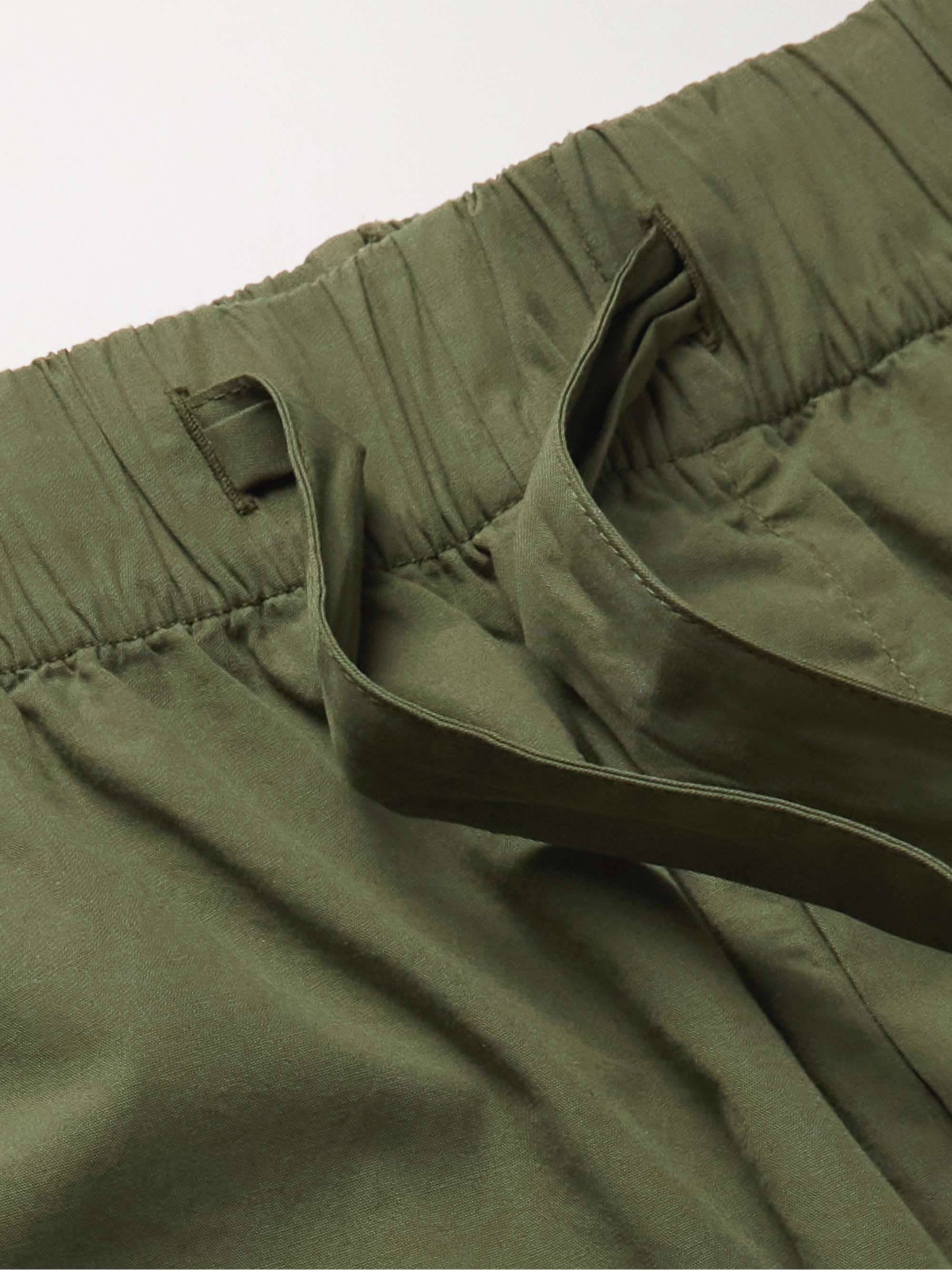TEKLA Organic Cotton-Poplin Pyjama Trousers
