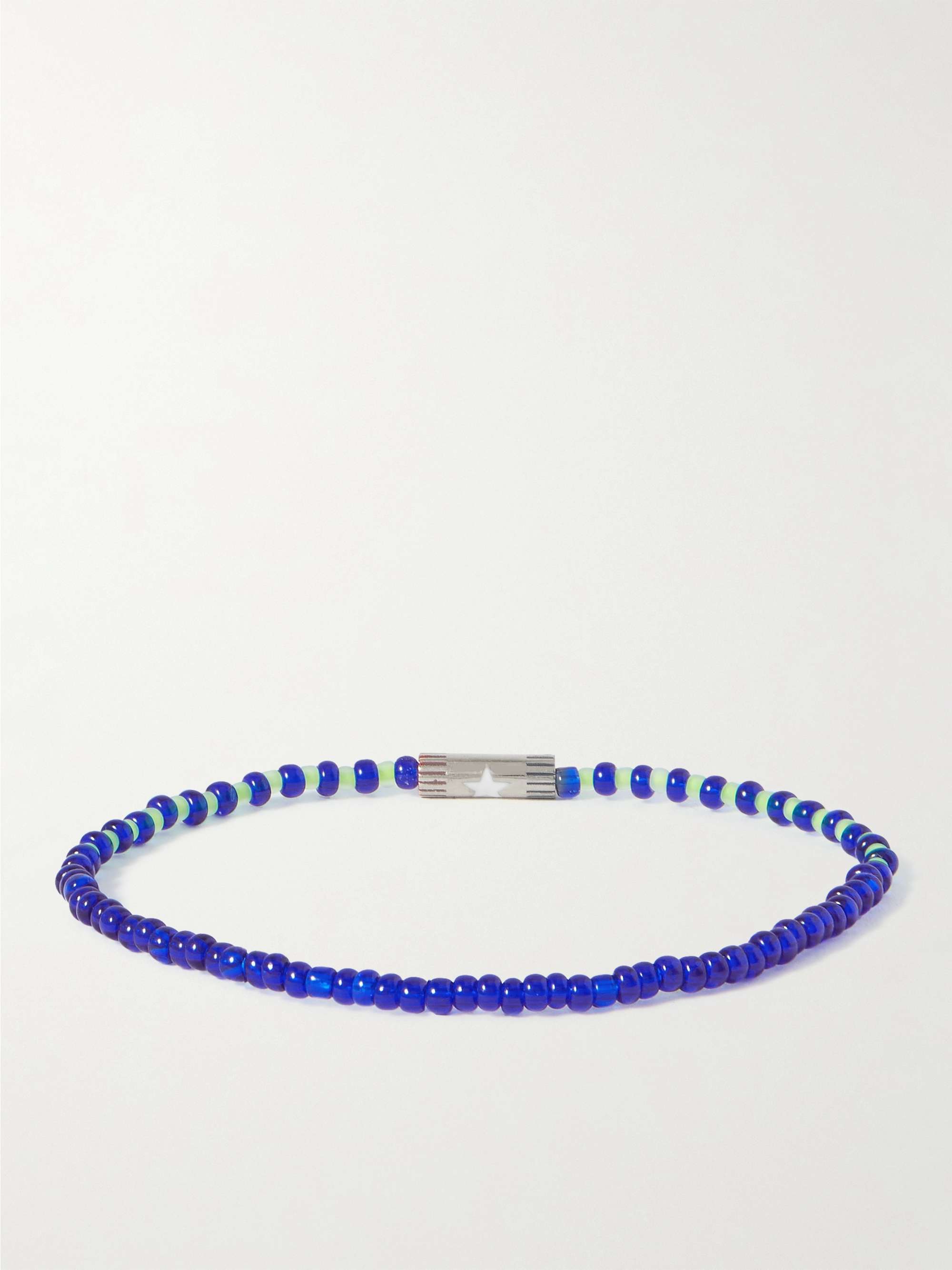 LUIS MORAIS Gold and Enamel Beaded Bracelet