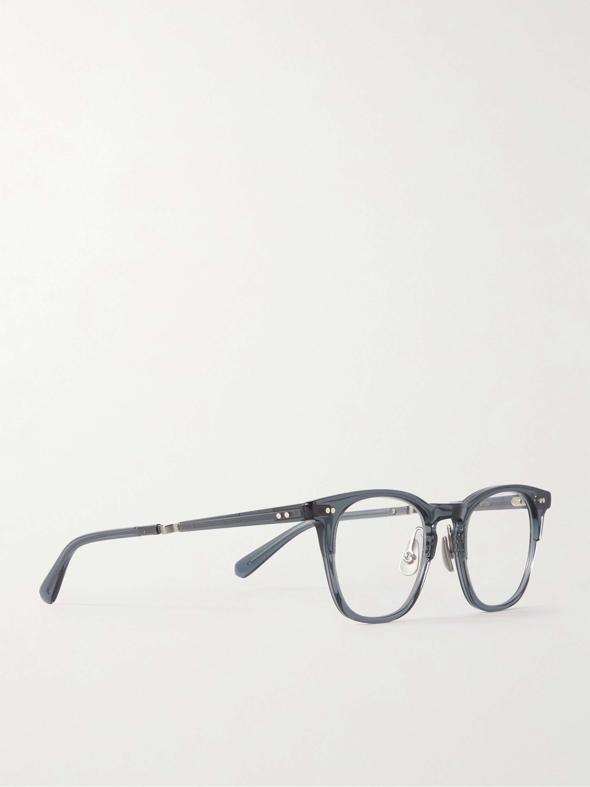 MR LEIGHT Wright Round-Frame Acetate Optical Glasses