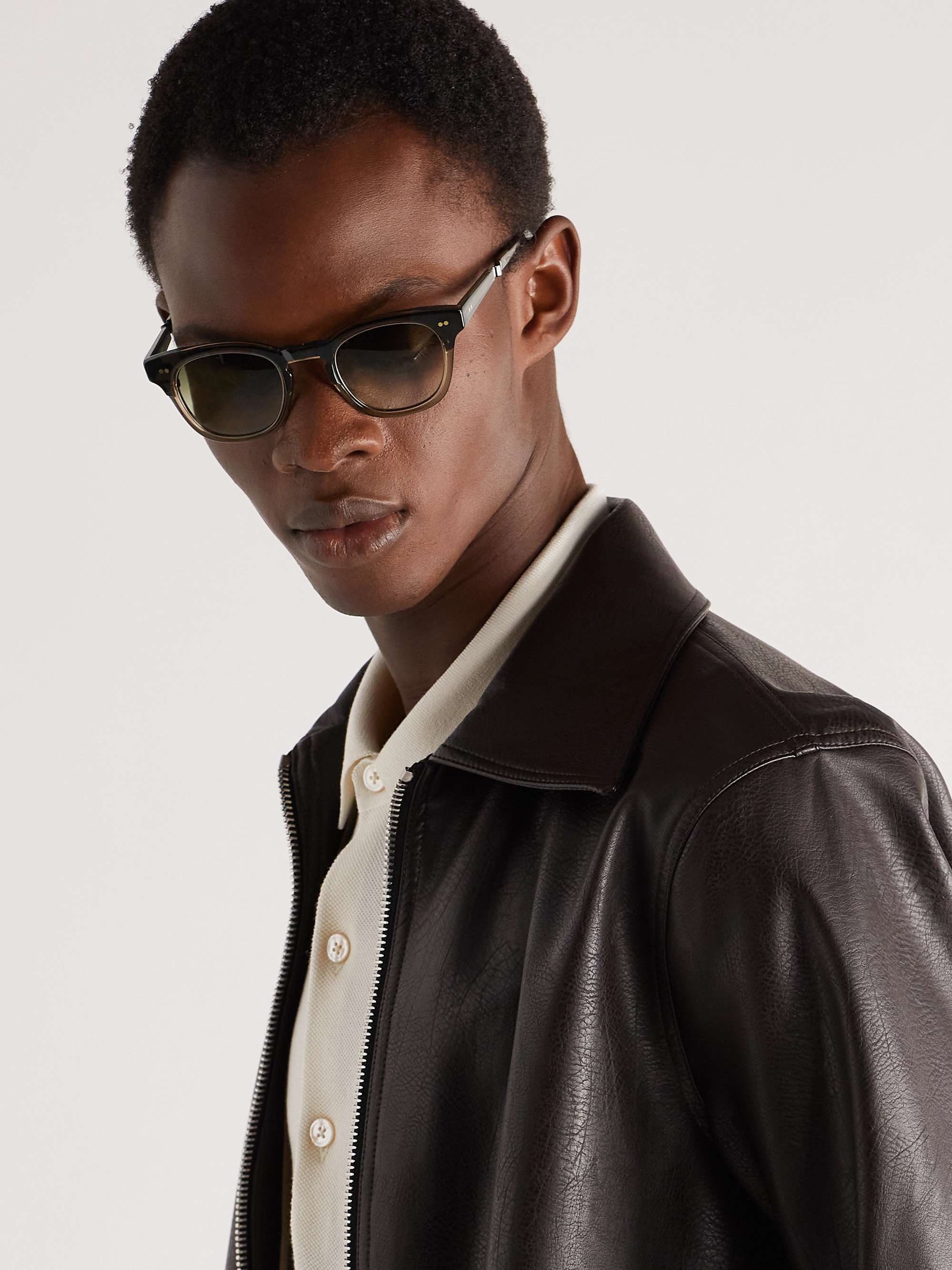 MR LEIGHT Hanalei II S D-Frame Acetate Sunglasses for Men | MR PORTER